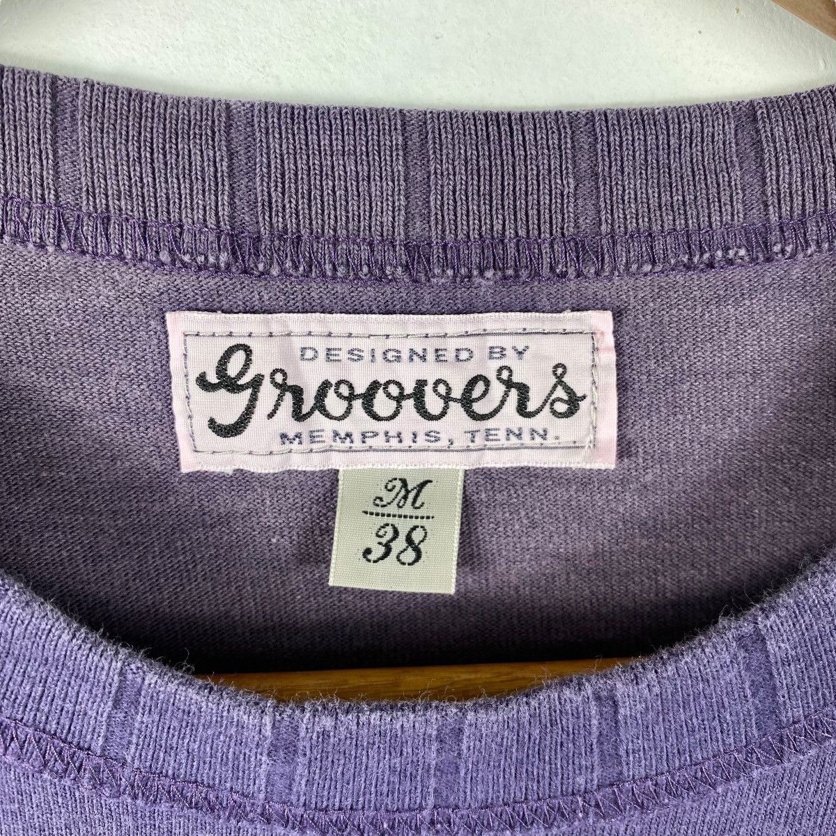 Japanese Brand × Vintage Vintage GROOVERS Cross-Coutry Run Motorcycle Rock Tee Shirt Size US M / EU 48-50 / 2 - 8 Thumbnail