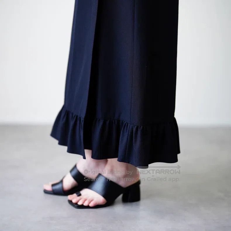 Comme des Garcons Comme Des Garcons size M Ruffled Hem Ribbon Wool Skirt Size 23" - 4 Thumbnail