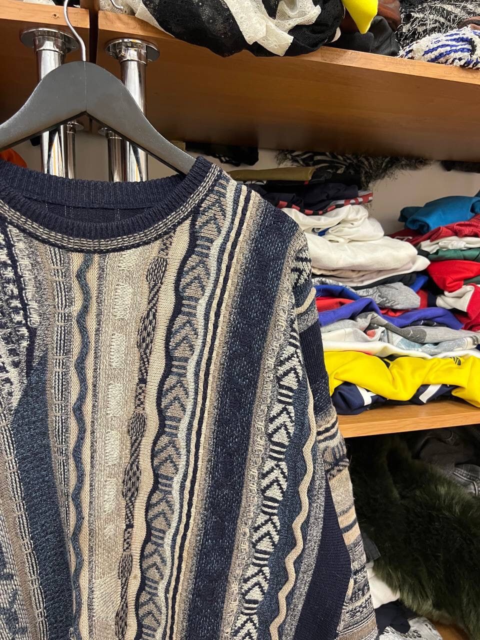 Vintage Monte Carlo Vintage Coogi Style Crew Neck Sweater Size US L / EU 52-54 / 3 - 3 Thumbnail
