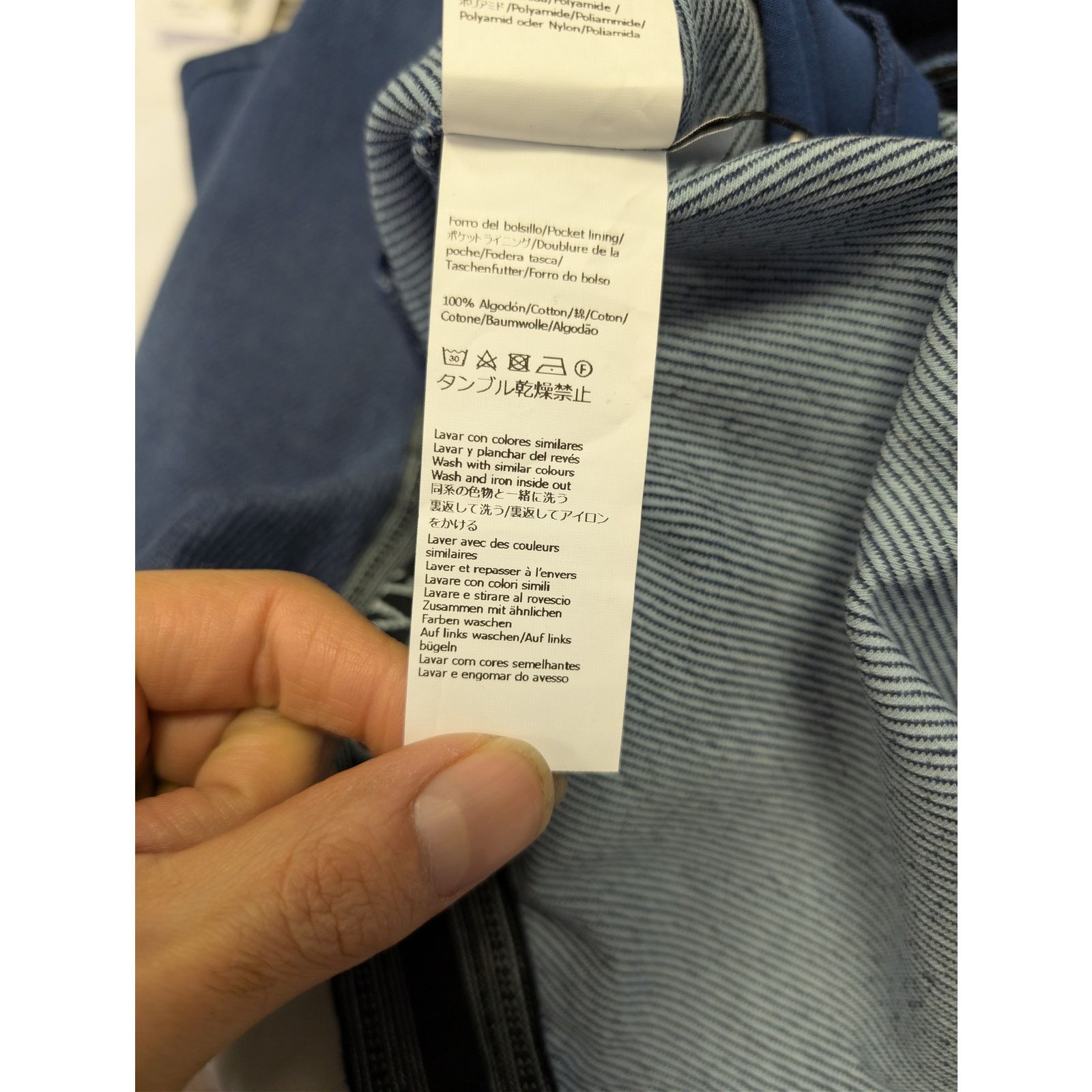 Loewe o1rshd1 Drawstring Denim Trousers in Indigo Blue Size US 34 / EU 50 - 20 Thumbnail