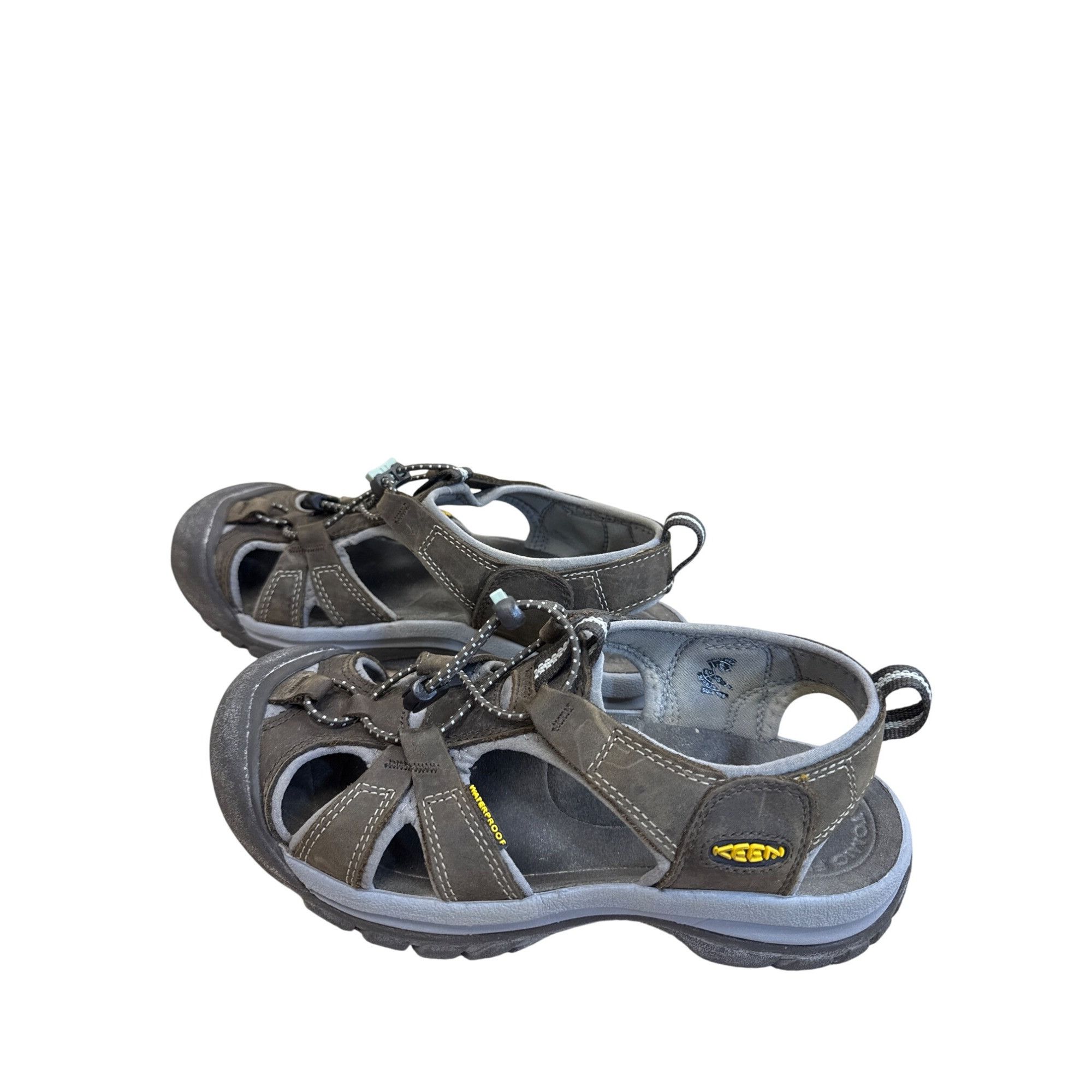 KEEN Keen Mens Brown Leather Hiking Sandals Shoes size 8 SKU 8236 Size US 8 / EU 41 - 4 Thumbnail