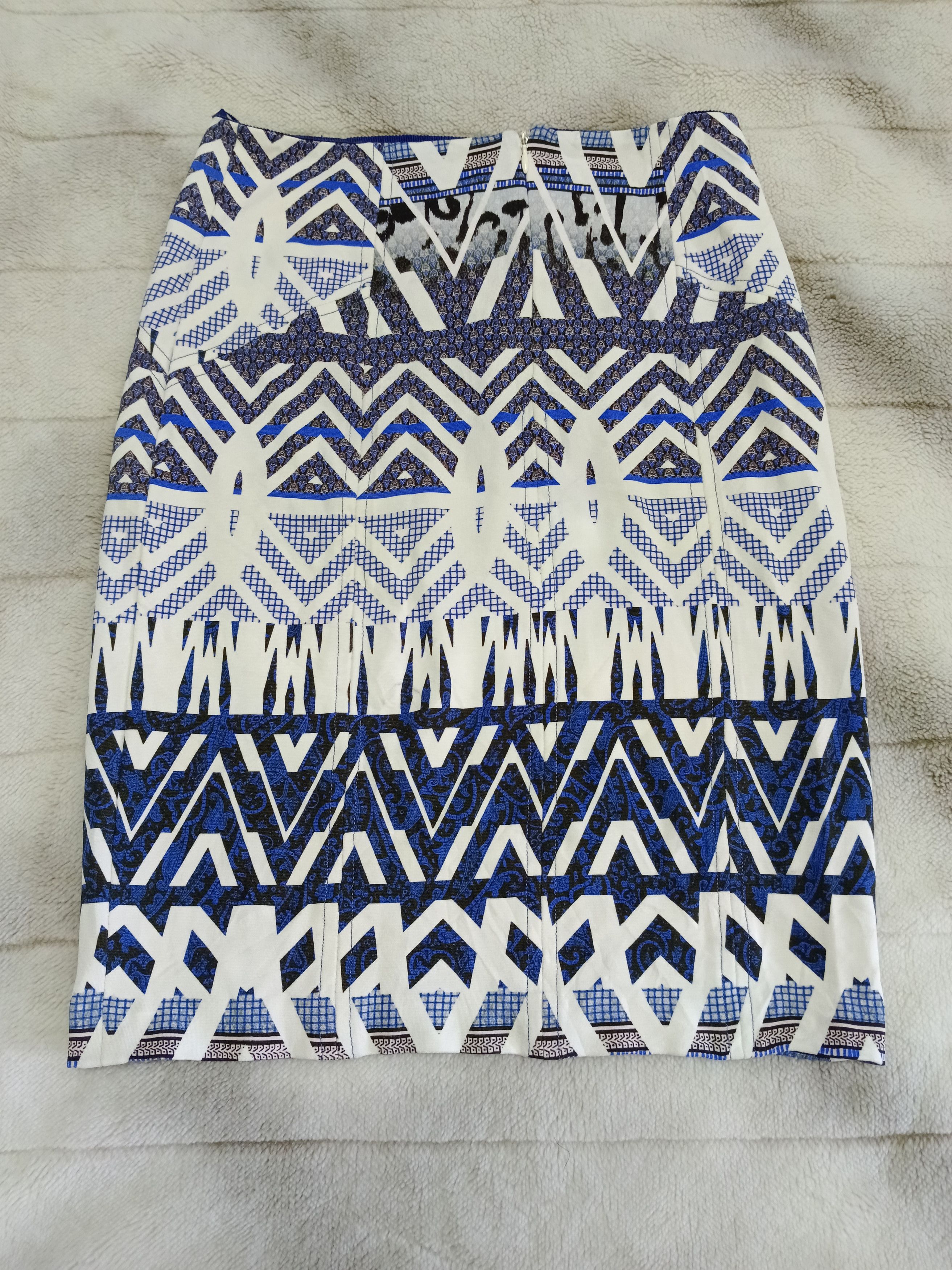 Etro Etro Milano Aztec Patterned Jacquard Mini Skirt (SIZE 38) Size 26" / US 2 / IT 38 - 3 Thumbnail