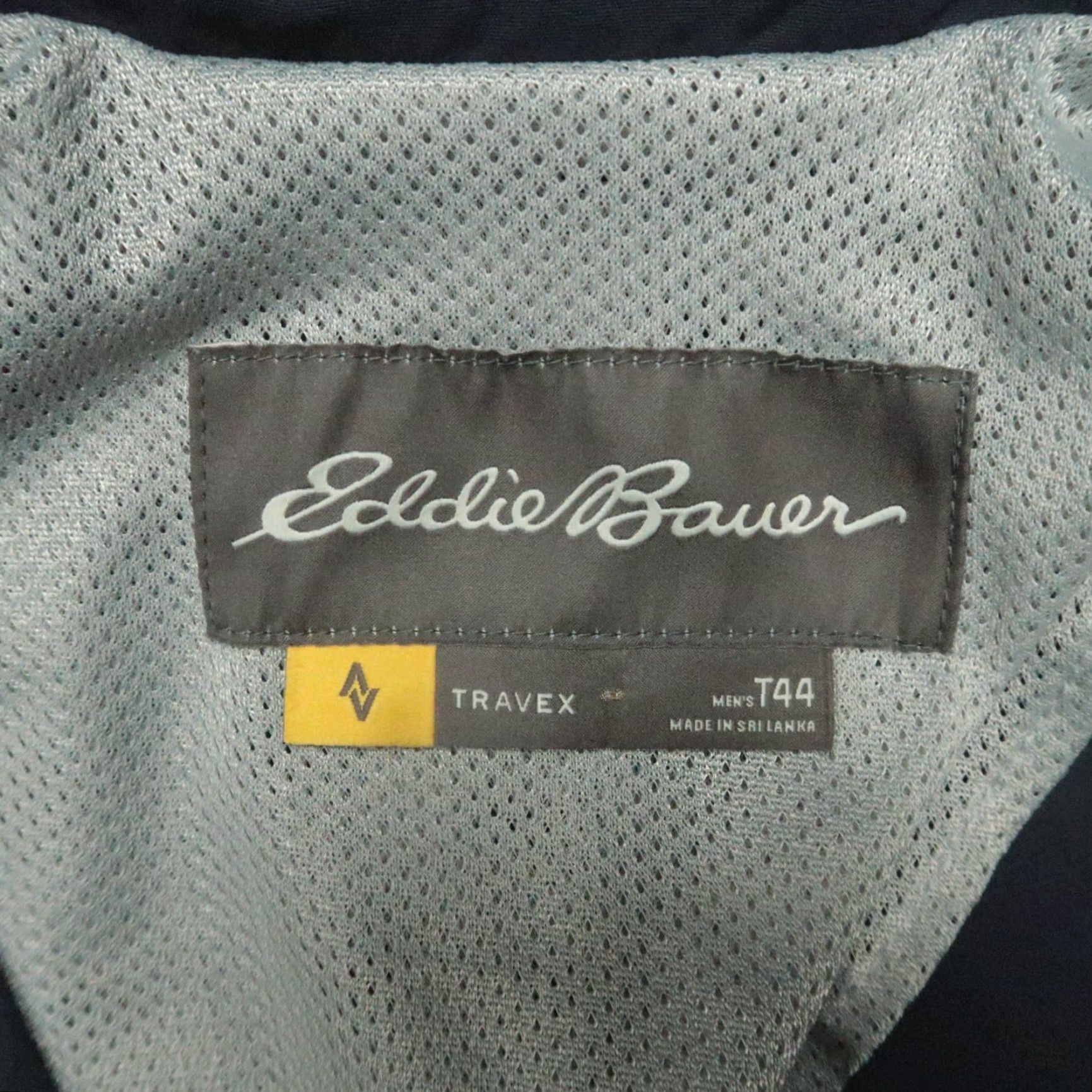 Eddie Bauer Eddie Bauer Jacket Men 44T Blue Travex Ultimate Voyager II Travel Blazer Pockets Size 44R - 3 Thumbnail