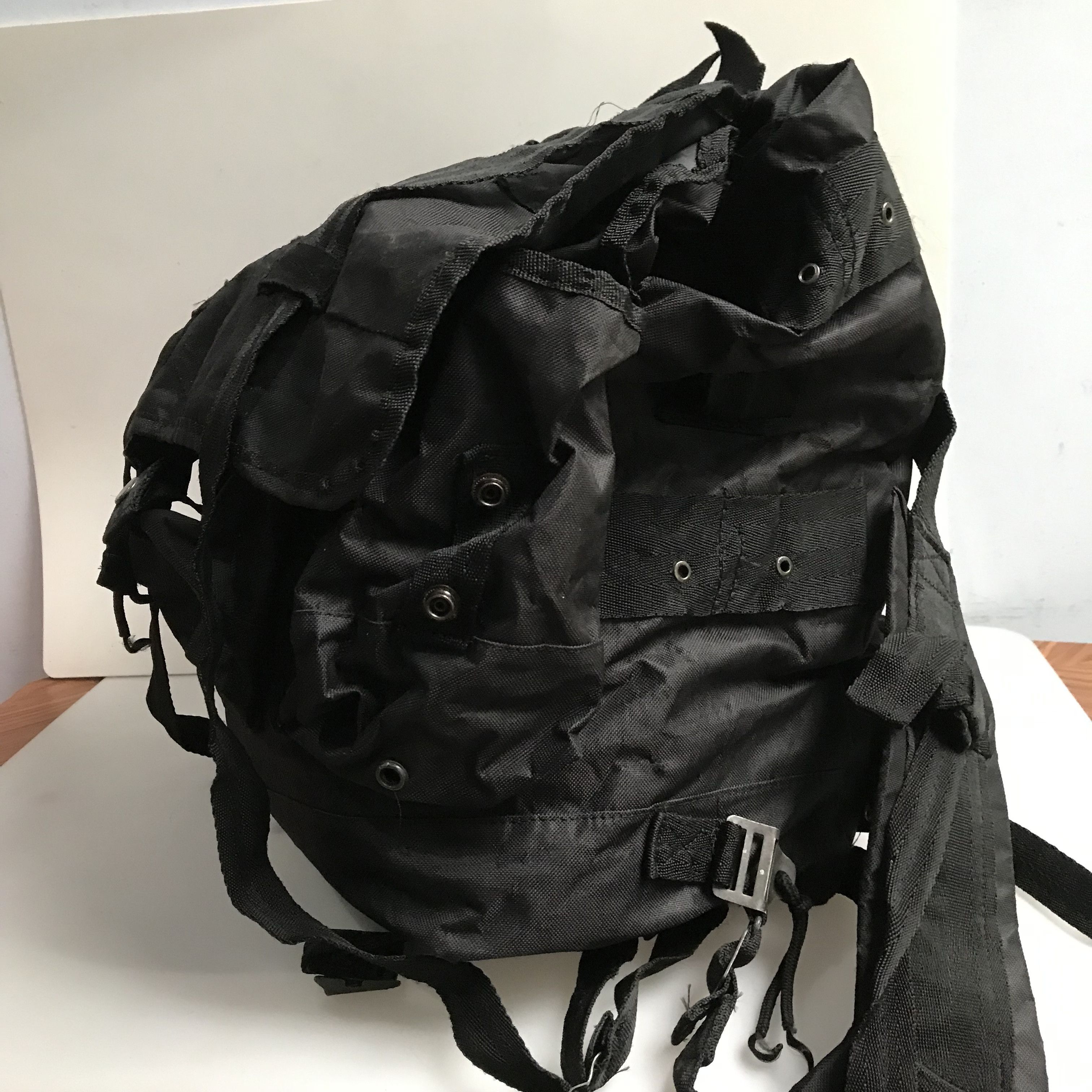 Aeronautica Militare Vintage Military Army Big Bag Combat black Army The Big Size ONE SIZE - 7 Thumbnail