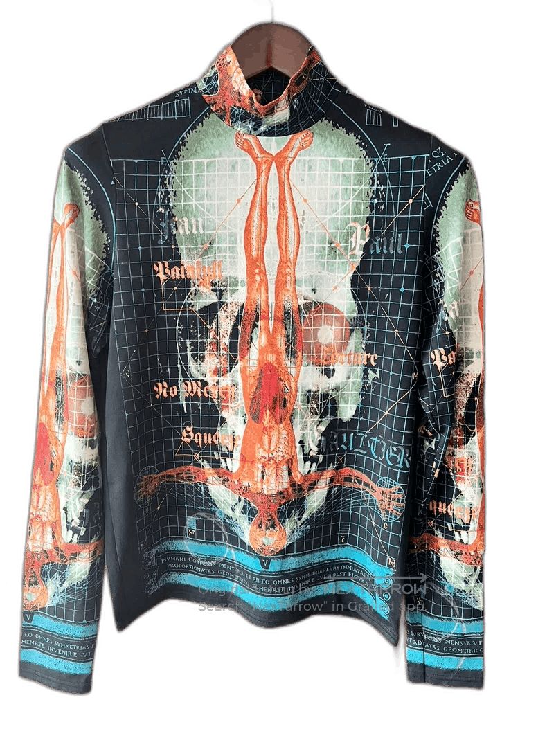 Jean Paul Gaultier jean paul gaultier skull long sleeve shirt. Size US L / EU 52-54 / 3 - 1 Thumbnail
