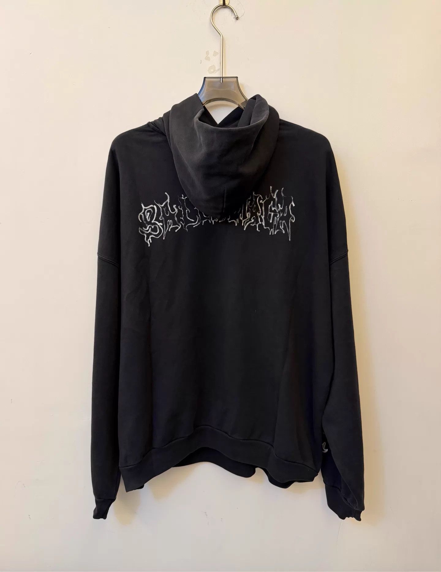 Balenciaga Balenciaga SS24 Logo Oversized Hoodie Unisex Size 4 Size XL / US 12-14 / IT 48-50 - 3 Thumbnail