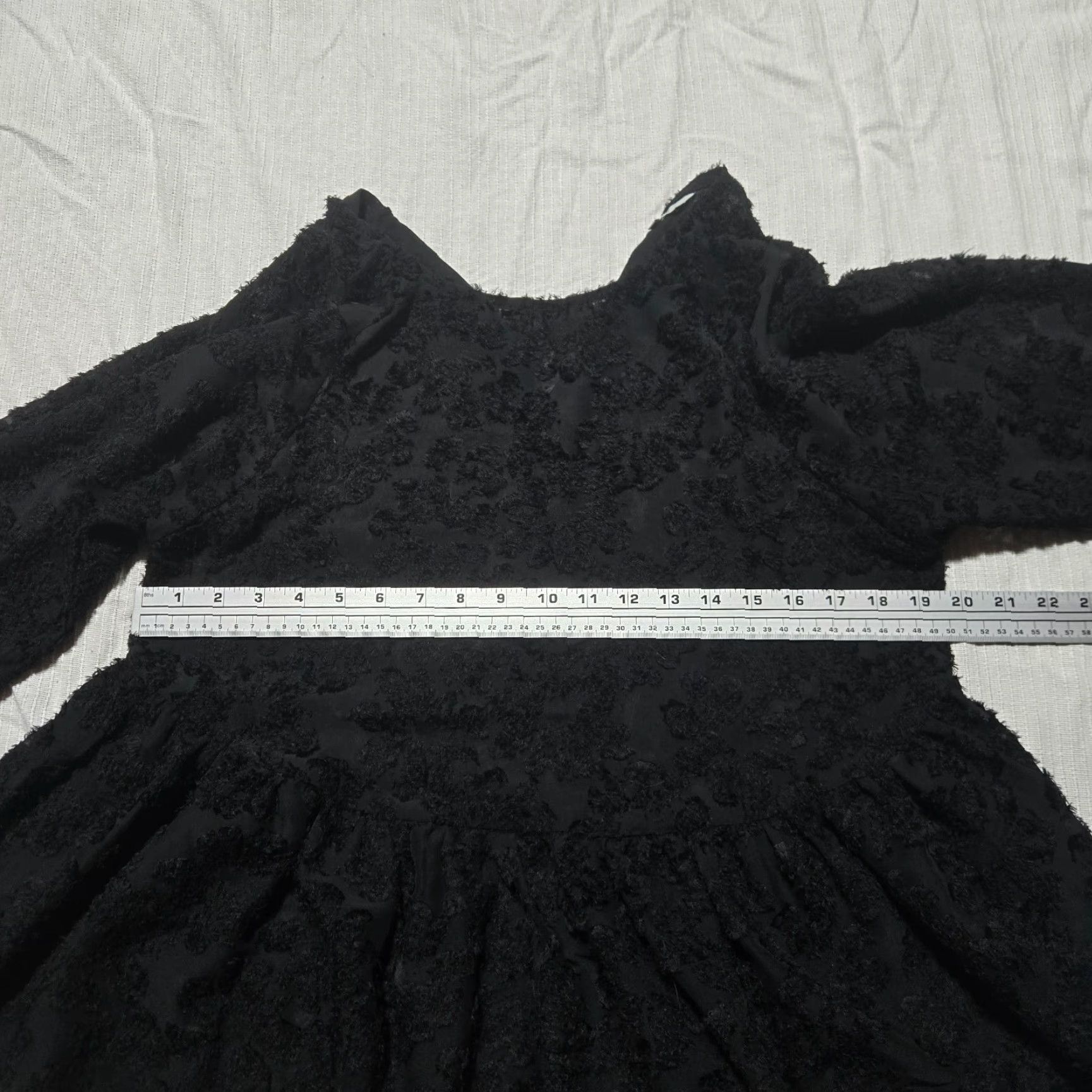 Vintage VINTAGE French Shirt Adult Medium Black Floral Lace Oversized Blouse Women M Size M / US 6-8 / IT 42-44 - 4 Thumbnail