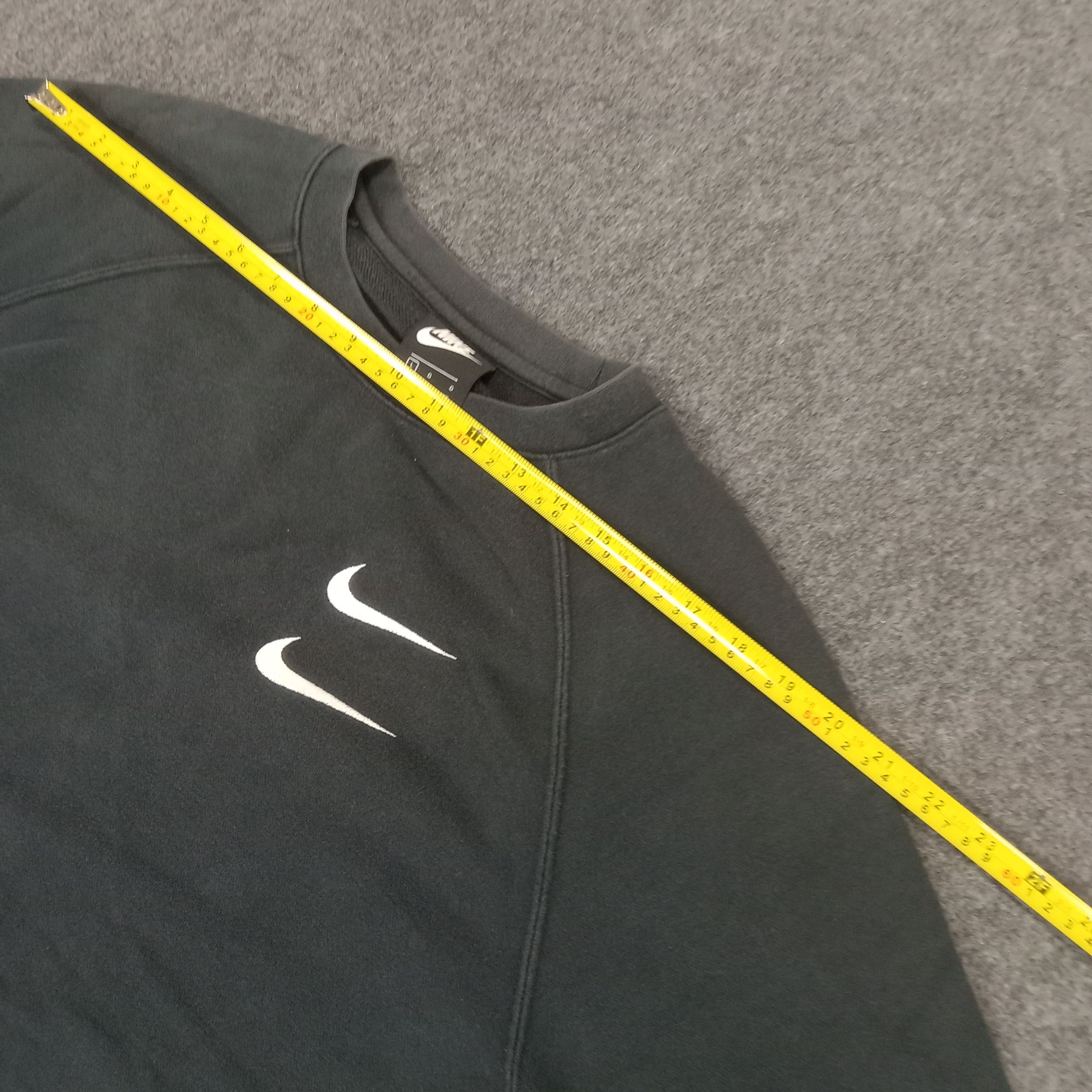Nike × Vintage Nike Embroidery Double Logo Streetwear Sweatshirt Size US M / EU 48-50 / 2 - 7 Thumbnail