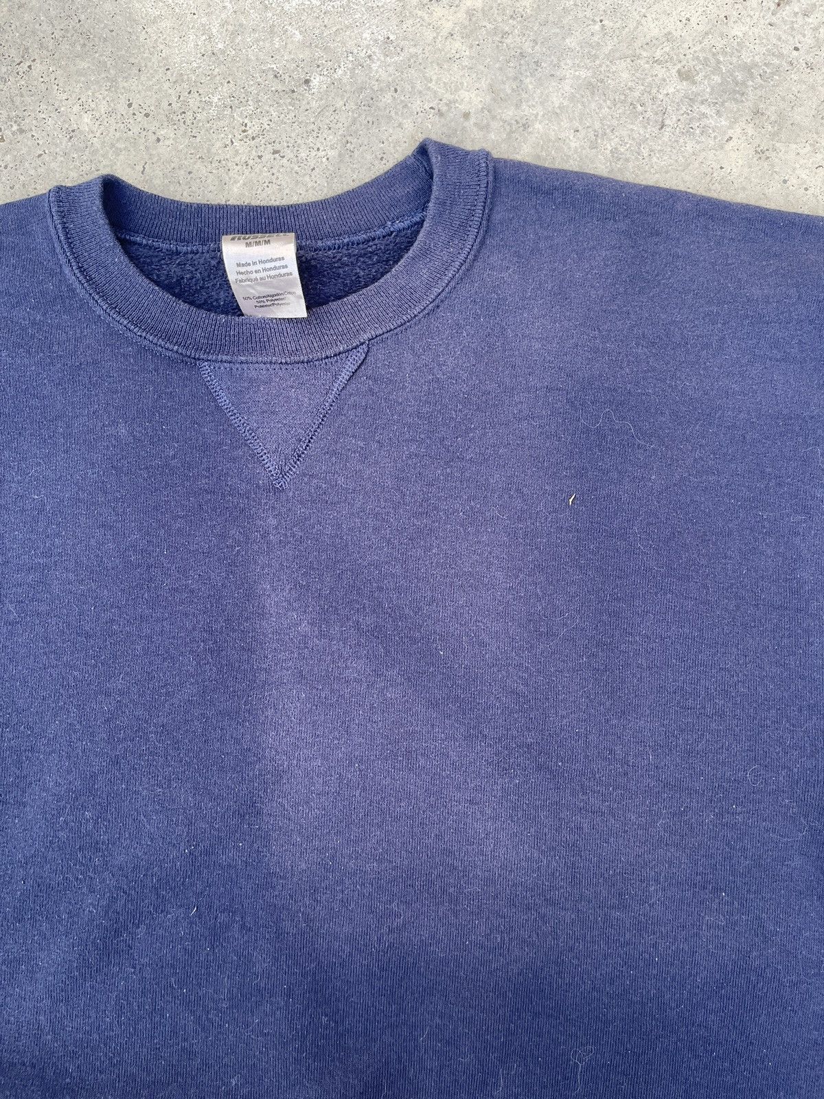 Russell Athletic × Vintage Vintage 90s Faded Russell Athletic Blank Hoodie Size US L / EU 52-54 / 3 - 6 Thumbnail