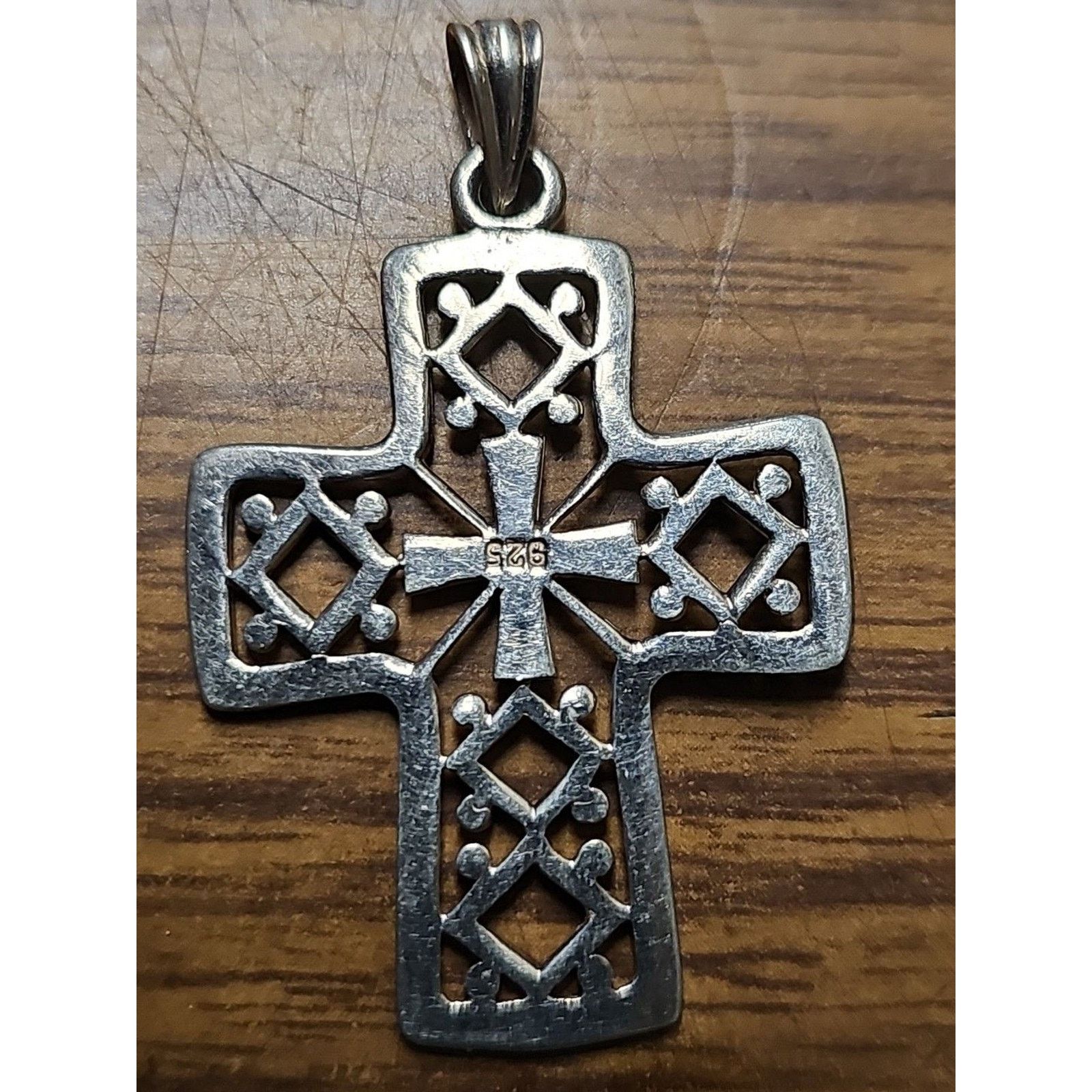 Other Silver Cross Charm 925 Cross pendant Size ONE SIZE - 4 Thumbnail