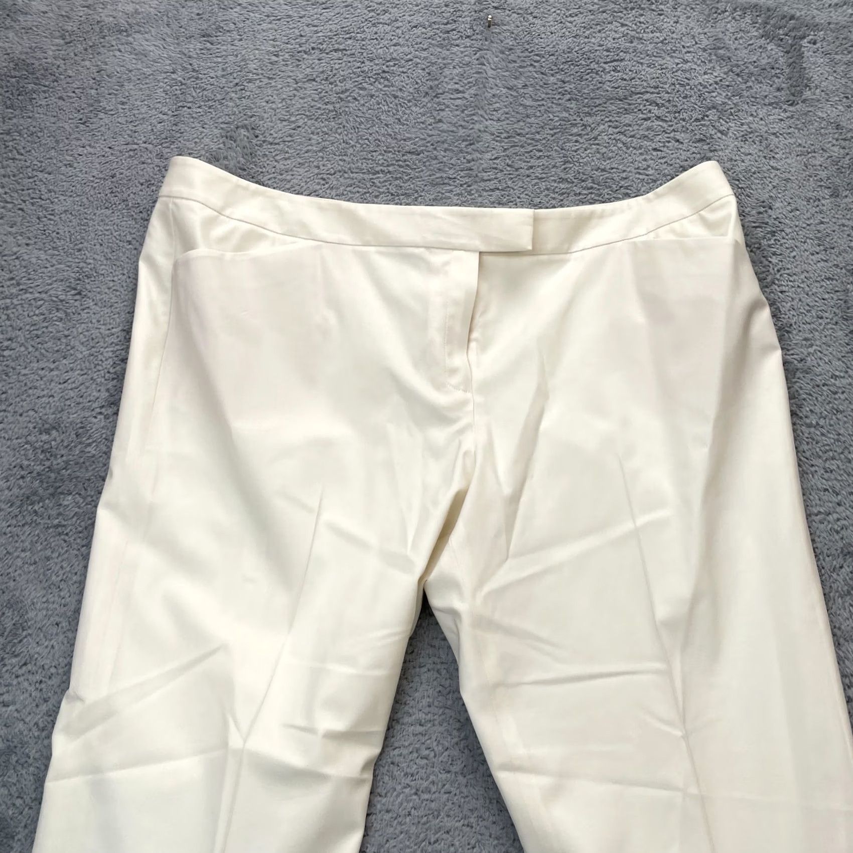 Vintage Lafayette 148 New York Womens Pants Beige Wool Premium Fit Size 28" / US 6 / IT 42 - 4 Thumbnail