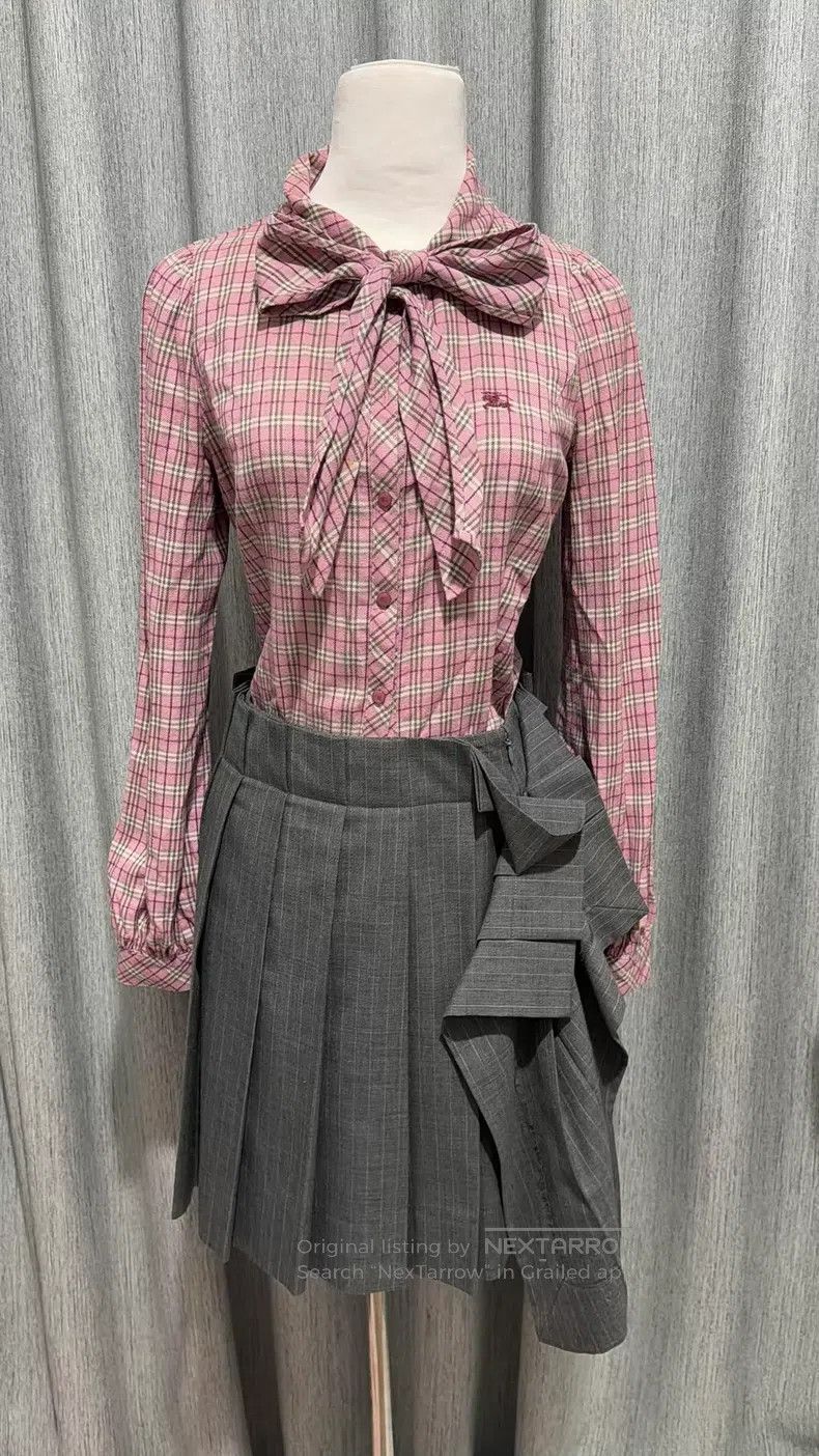 Vivienne Westwood Vivienne Westwood size 2 Gray Textured Tulle Skirt Size 23" - 2 Thumbnail