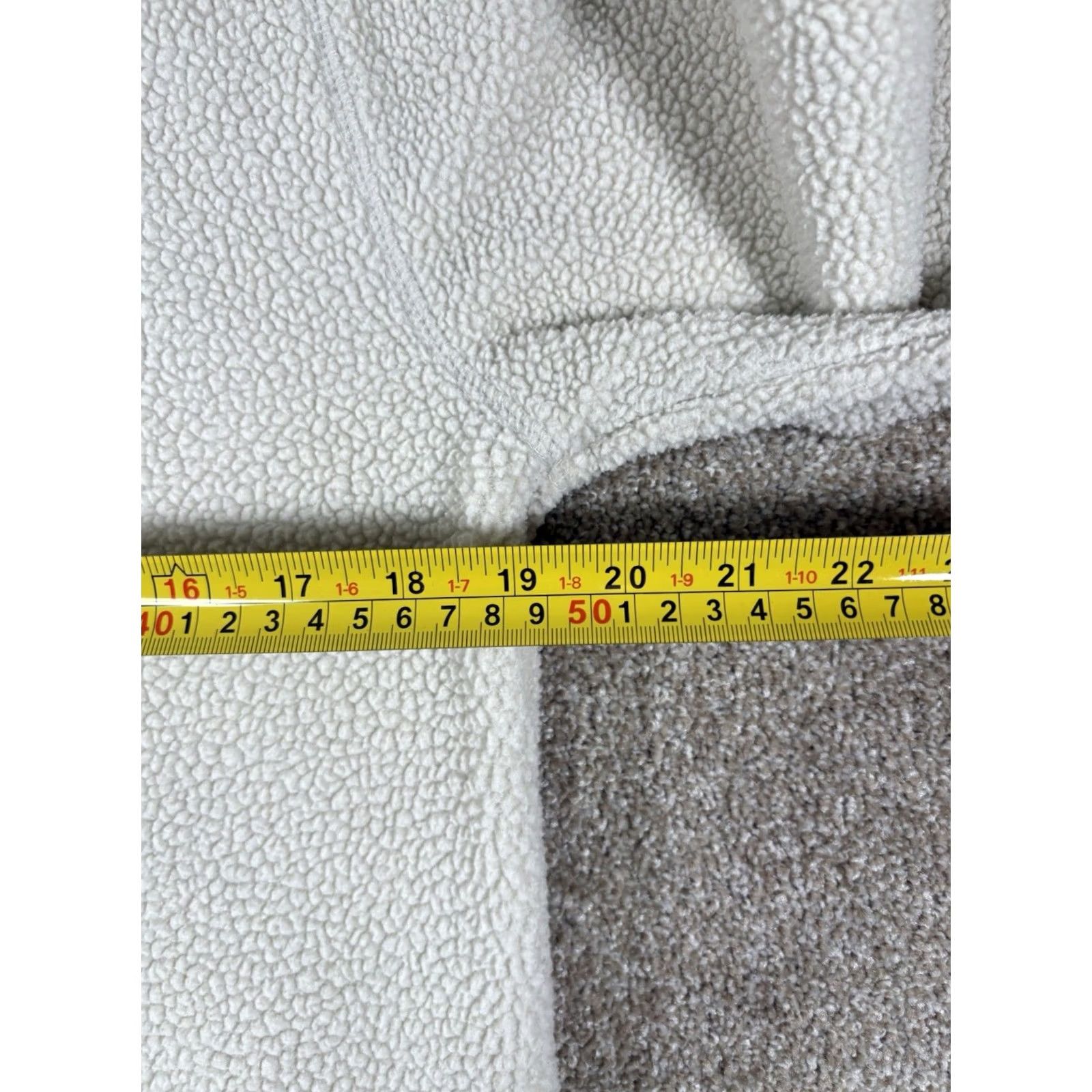 Old Navy Old Navy Sherpa Mens Fleece Jacket Full Zip Mock Neck Pockets Size Small White Size US S / EU 44-46 / 1 - 7 Thumbnail