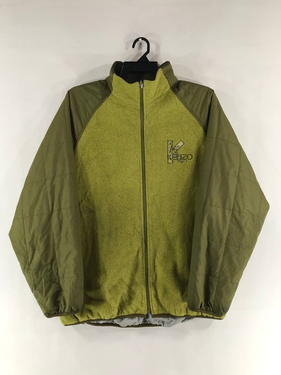 Japanese Brand × Kenzo × Vintage Vintage Kenzo Rare Design Full Zipper Fleece Jacket Size US XL / EU 56 / 4 - 1 Thumbnail