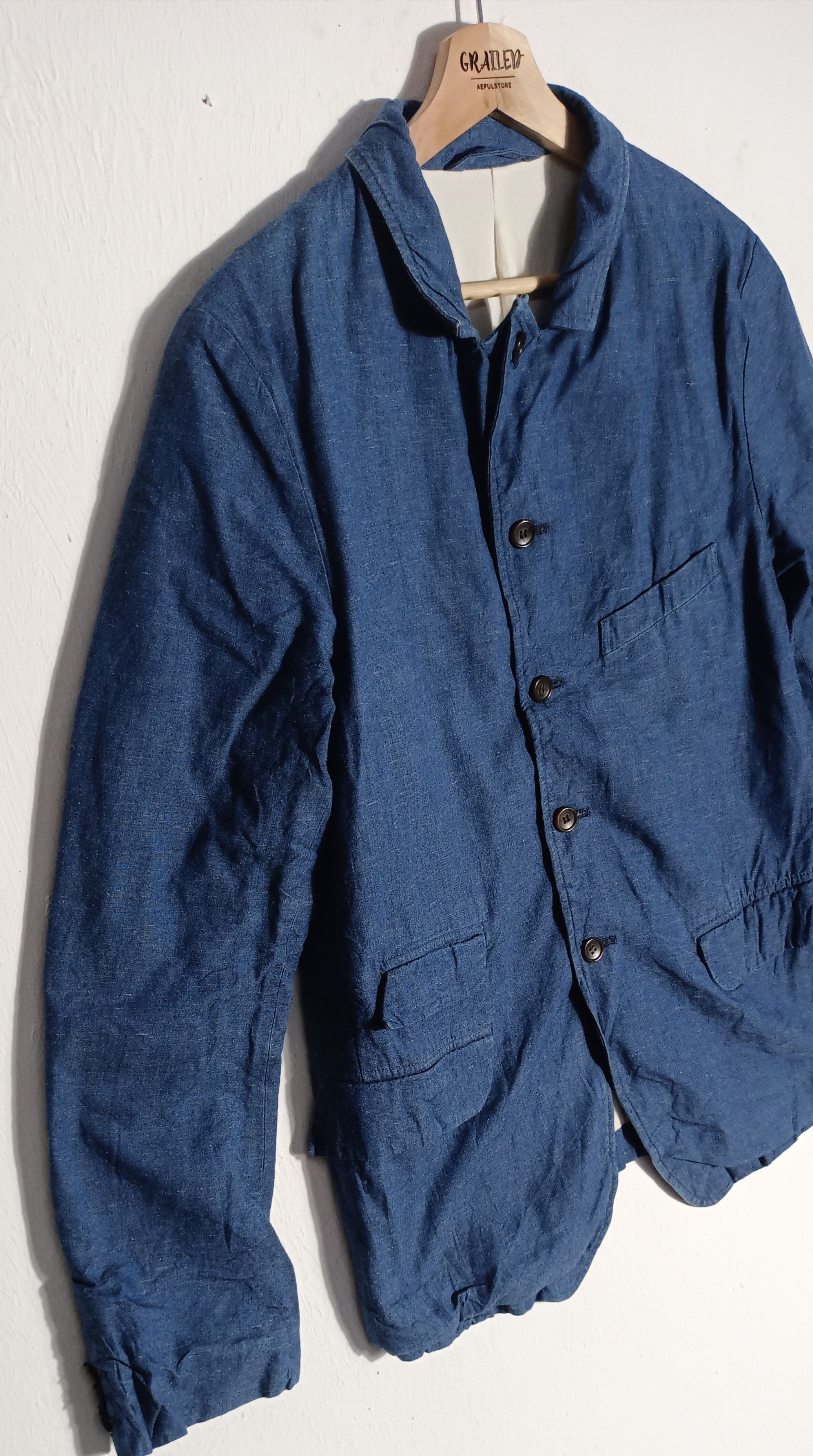 *A VONTADE 🔥🔥A.VONTADE Chroe Men Denim Jacket Size US M / EU 48-50 / 2 - 5 Thumbnail