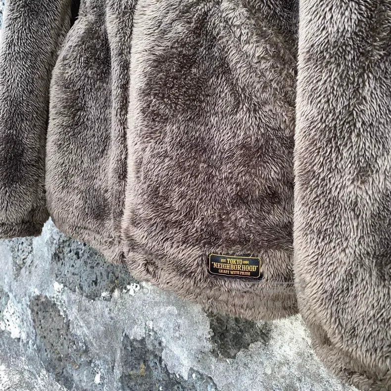 Neighborhood Neighborhood Faux Fur Round Neck Jacket Size US M / EU 48-50 / 2 - 3 Thumbnail