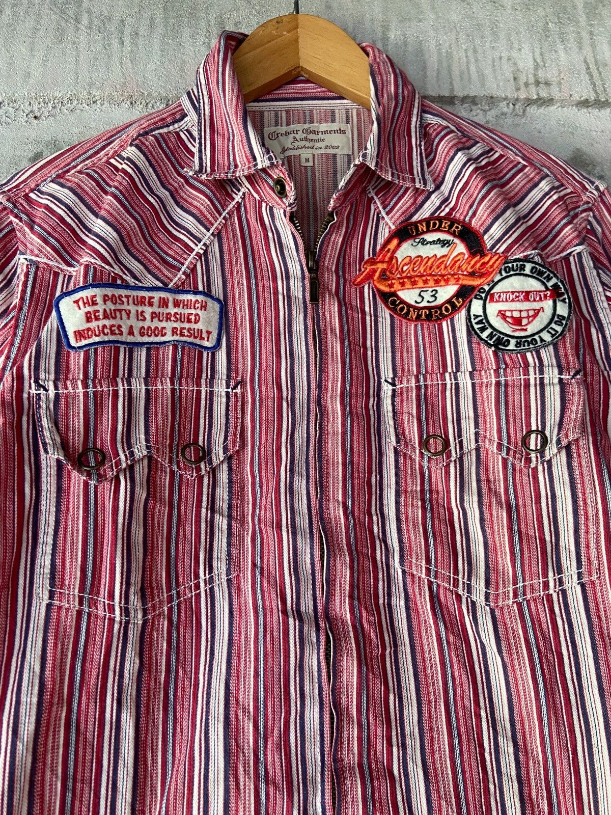 Japanese Brand THE POSTURE IN WHICH BEAUTY BUTTON DOWN SHIRT Size US M / EU 48-50 / 2 - 5 Thumbnail