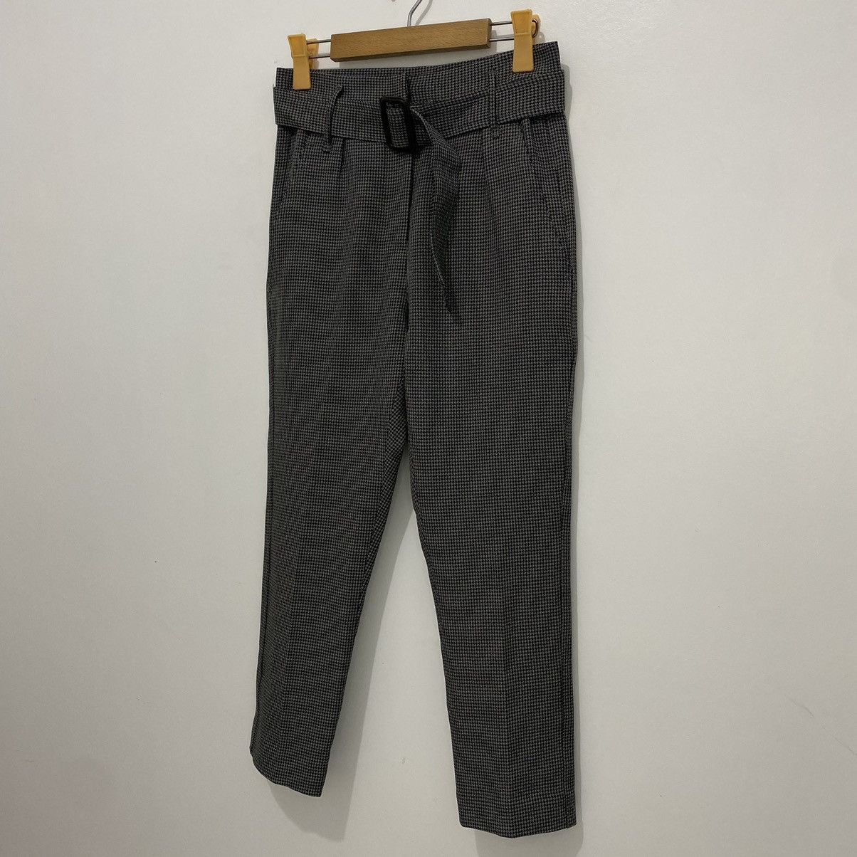 Brunello Cucinelli Brunello Cuccineli Belted Checkered Trousers Size 27" / US 4 / IT 40 - 6 Thumbnail