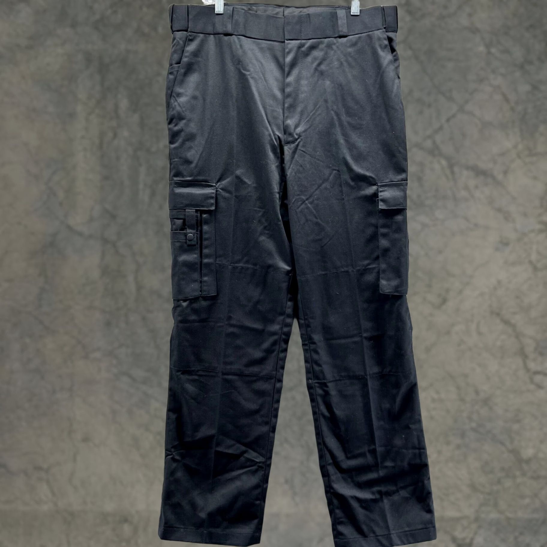 Vintage Tact Squad Pants Men 36 Reg Black Polyester Tactical Cargo Casual Police Size US 36 / EU 52 - 1 Thumbnail