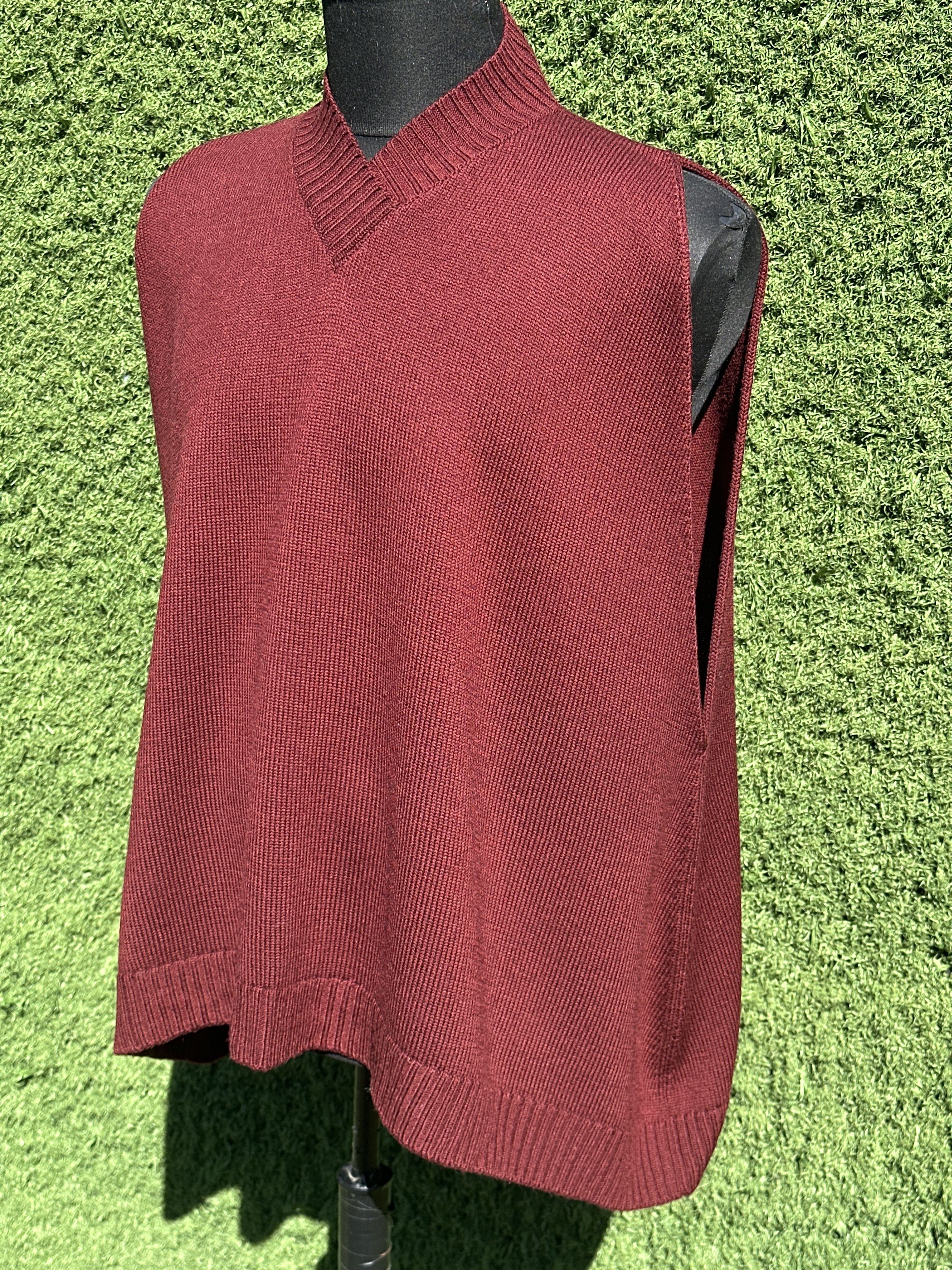 eskandar Eskandar 100% Merino Wool Oversized A-Shape Vest One Size Size ONE SIZE - 2 Thumbnail