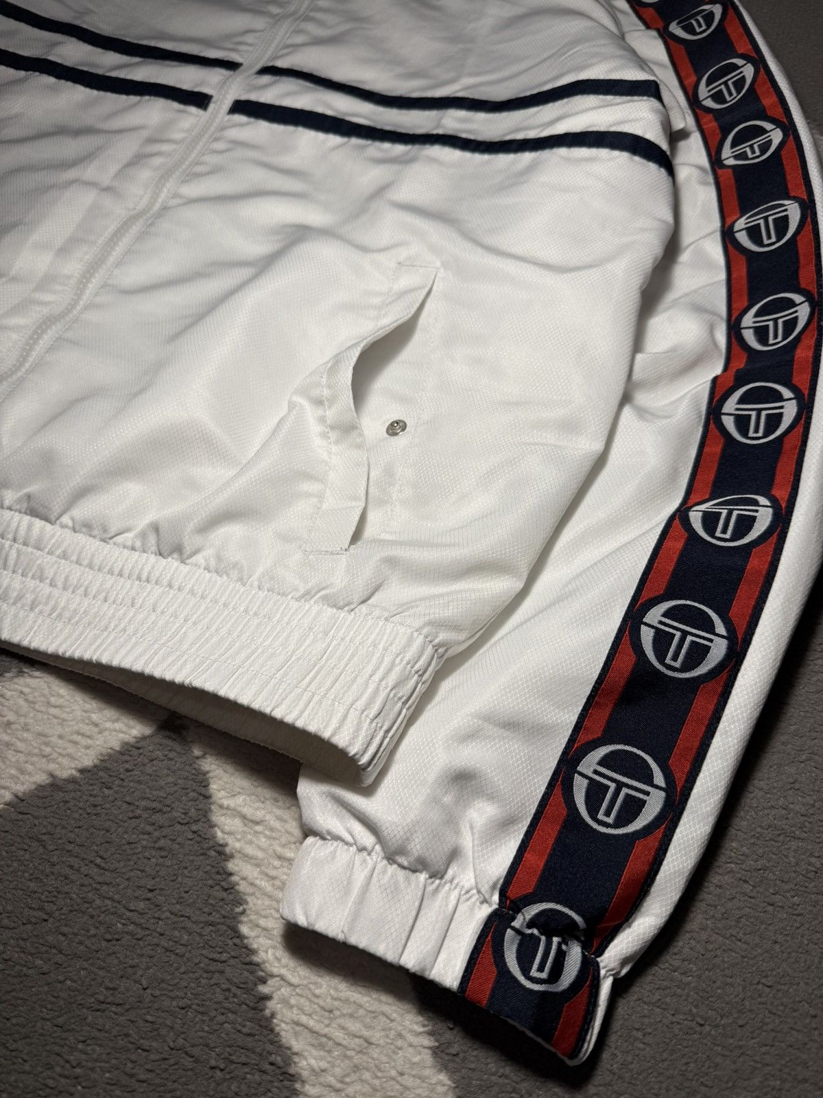 Sergio Tacchini × Vintage Sergio Tacchini Light Track Jacket Y2K Look Size US L / EU 52-54 / 3 - 8 Thumbnail