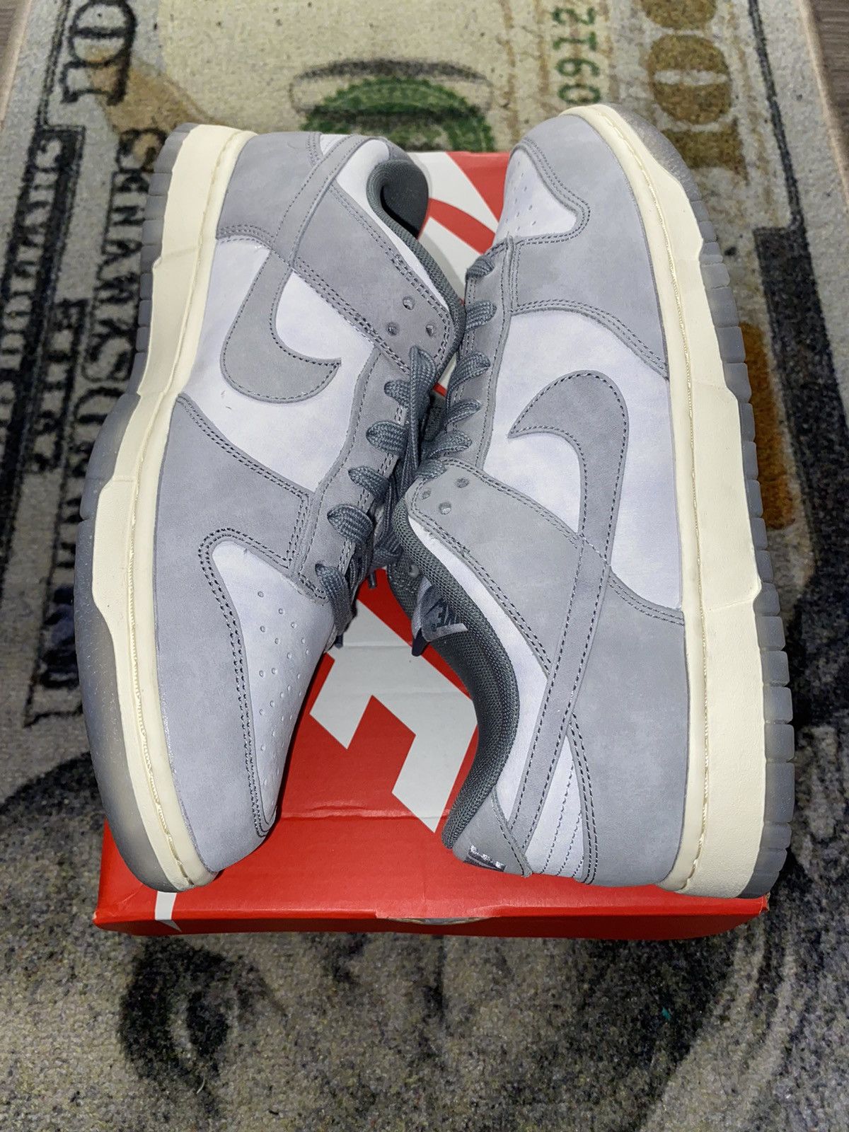 Nike Dunk Low Cool Grey Football Grey Womens)