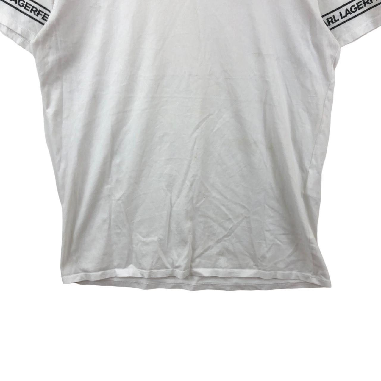 Karl Lagerfeld KARL LAGERFELD PARIS Collection Ringer Tee Shirt OG Size M / US 6-8 / IT 42-44 - 4 Thumbnail