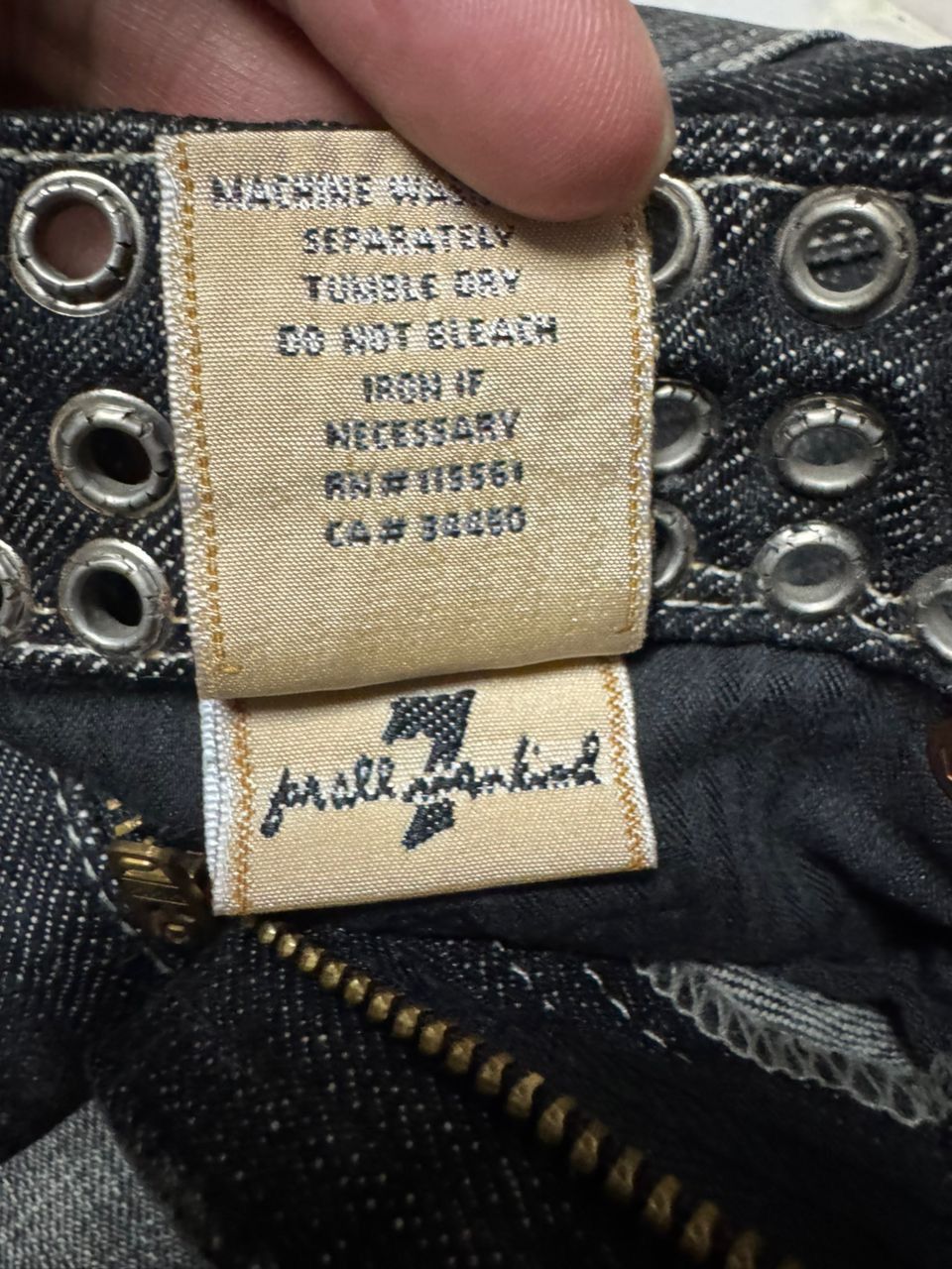 7 For All Mankind FLARED BELL BOTTOM 7 For All Mankind Sand Washed Insane Size US 26 / EU 42 - 13 Thumbnail