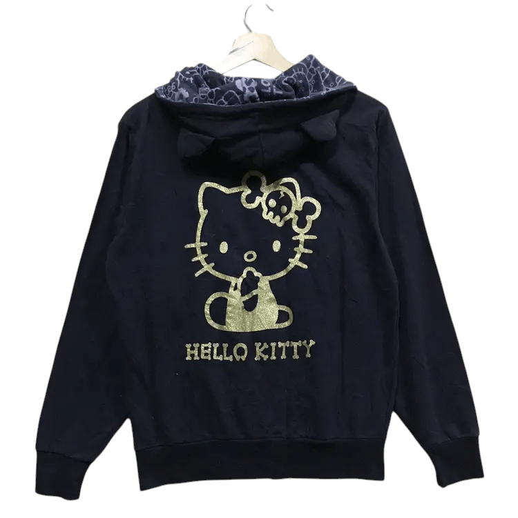 Cartoon Network Sanrio Hello Kitty Cat Ear Hoodies Size L / US 10 / IT 46 - 3 Thumbnail