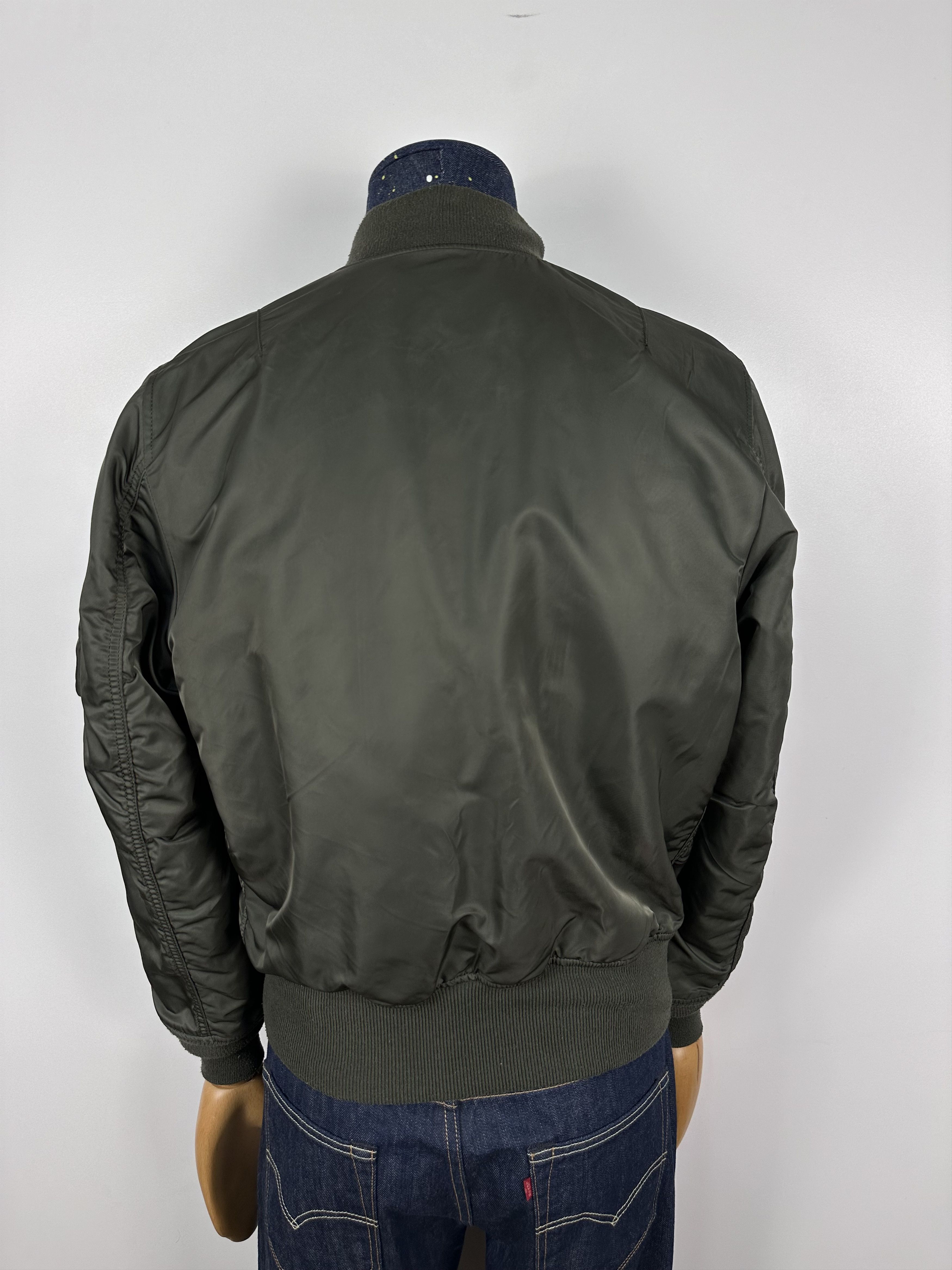 Alpha Industries × Grailed Alpha Industries Reversible Bomber Jacket Green MA-1 Flight Size US S / EU 44-46 / 1 - 7 Thumbnail