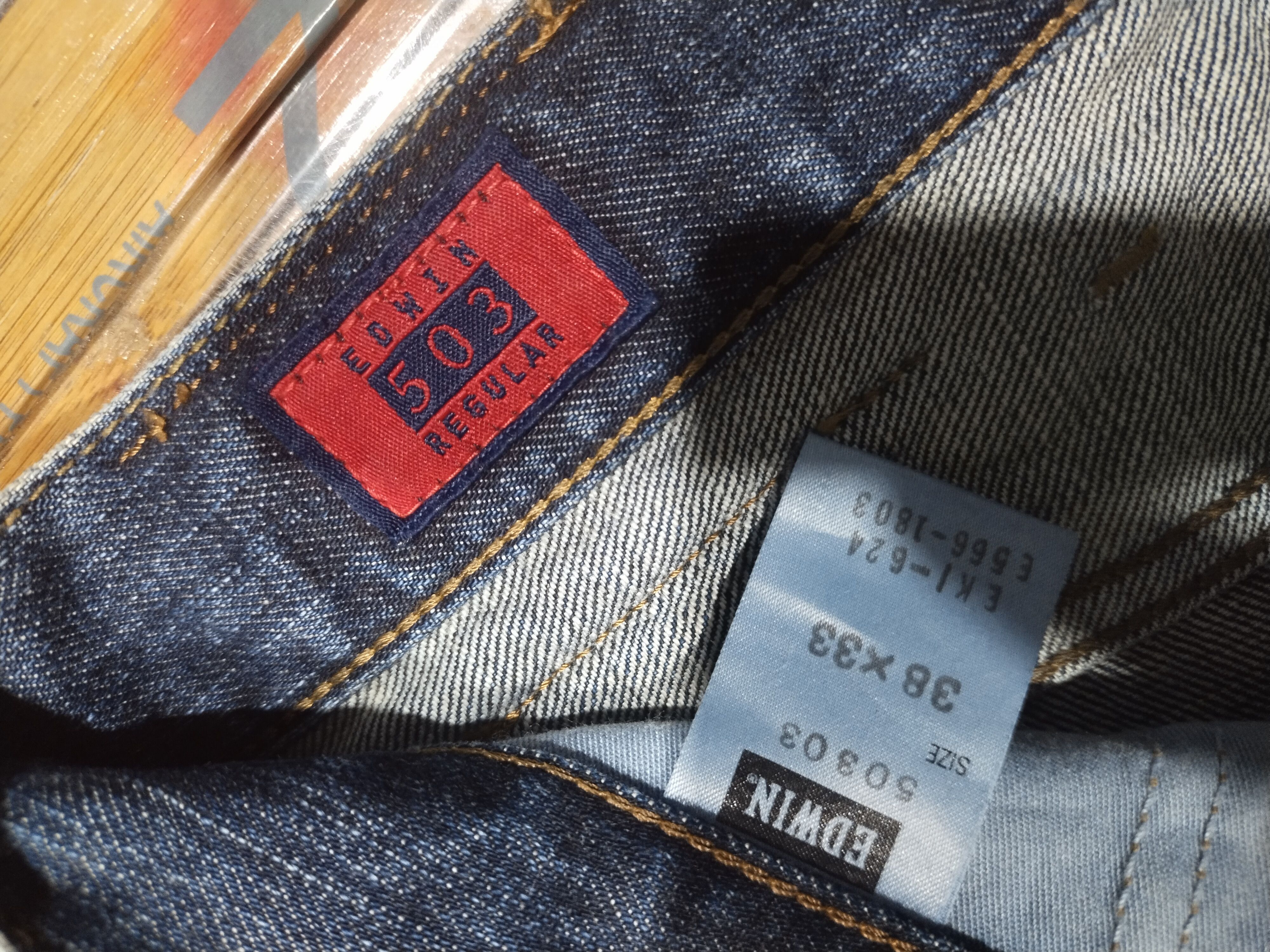 Edwin × Japanese Brand Edwin Vintage 503 Regular Sz 38" Size US 38 / EU 54 - 13 Thumbnail