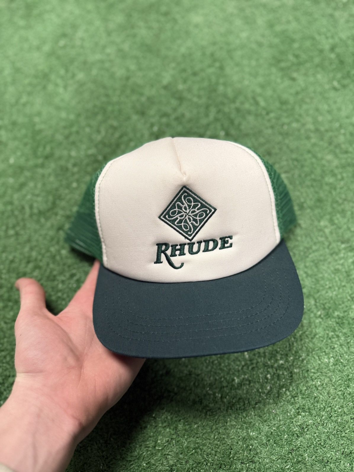 Rhude Rhude logo trucker hat Size ONE SIZE - 1 Thumbnail