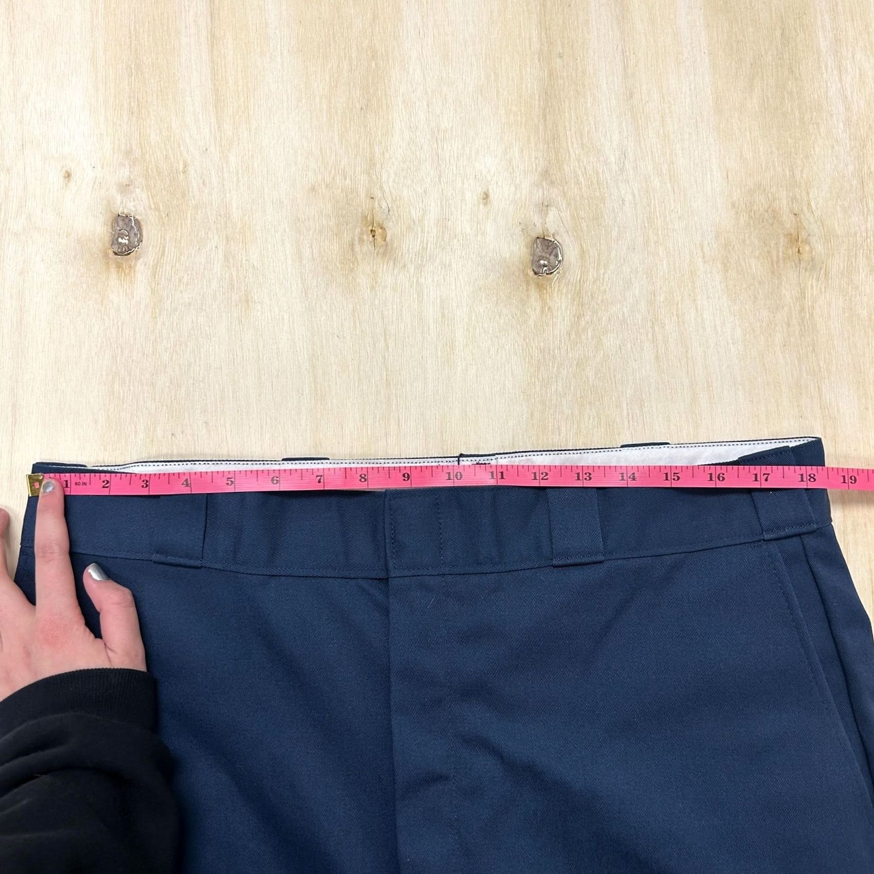 Dickies Dickies Pants Mens 36x29 Blue Chino Straight Leg Classic Fit Workwear Twill Size US 36 / EU 52 - 4 Thumbnail