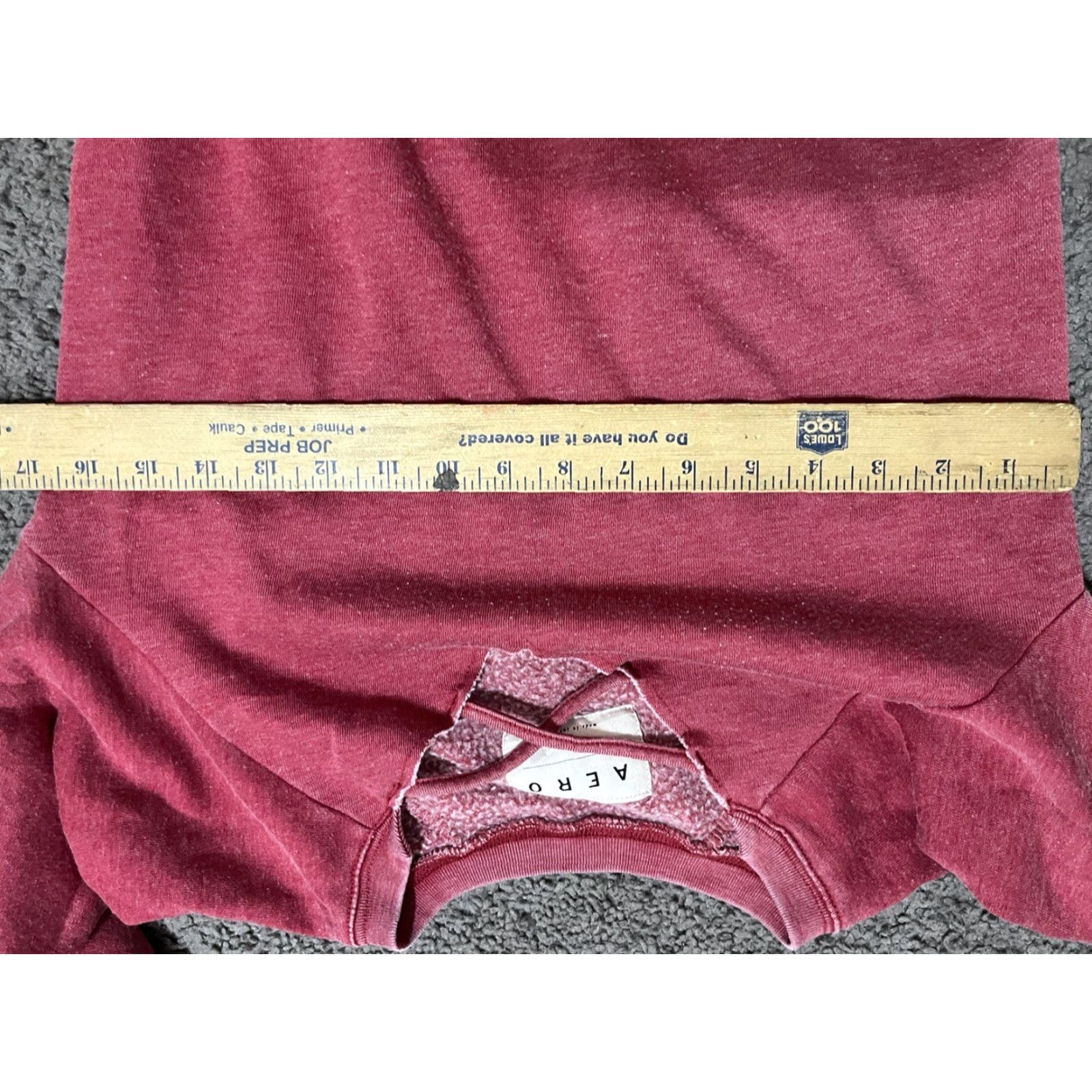 Vintage Aero Sweater Shirt Women XS V-Neck Mauve Pullover Quick Ship, Soft Knit, Pre-owned, Regular Size XS, Womens Pullover Sweater Size XS / US 0-2 / IT 36-38 - 4 Thumbnail