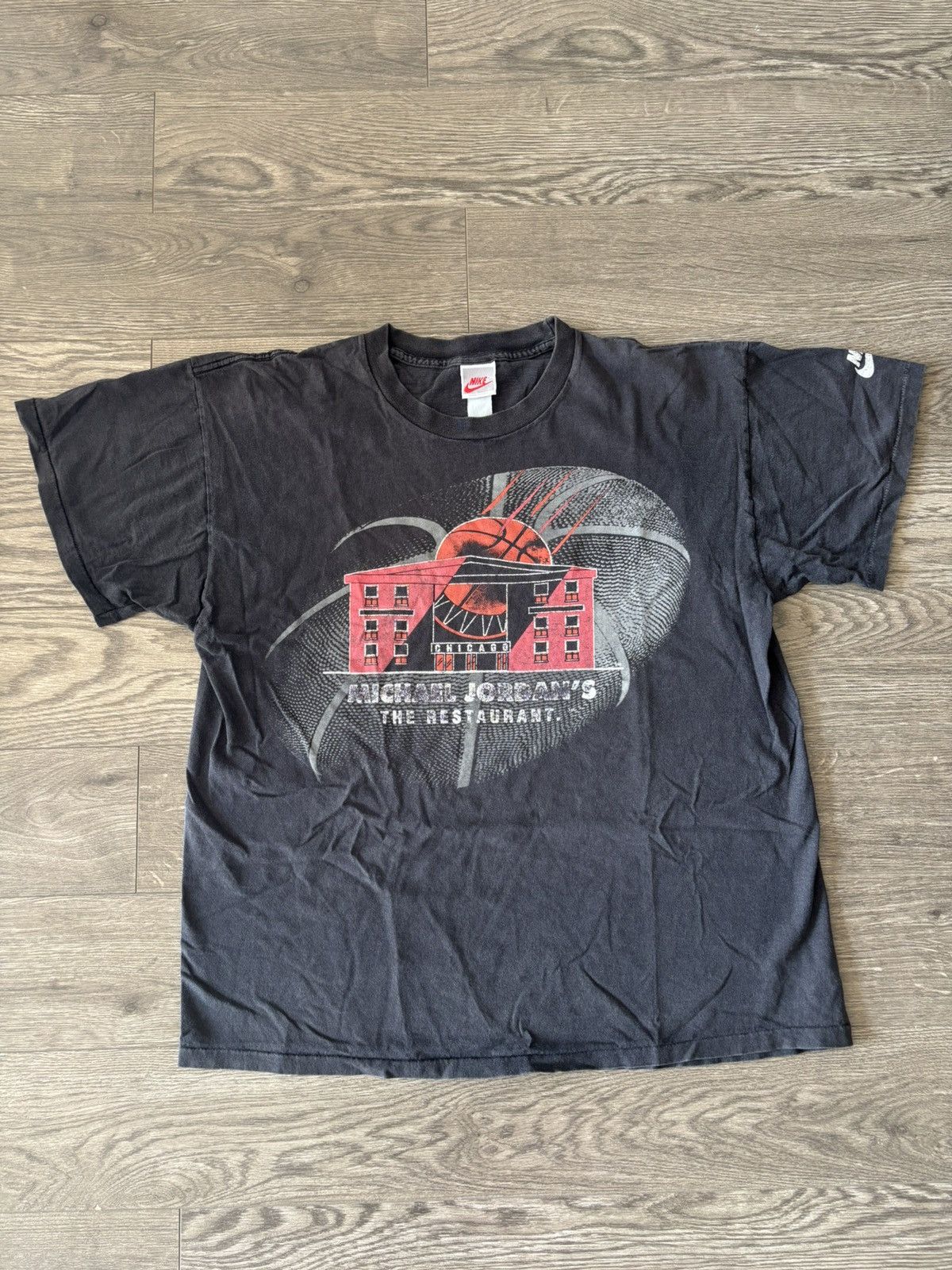 Jordan Brand Vintage Michael Jordan The Restaurant Tee Size US M / EU 48-50 / 2 - 1 Thumbnail