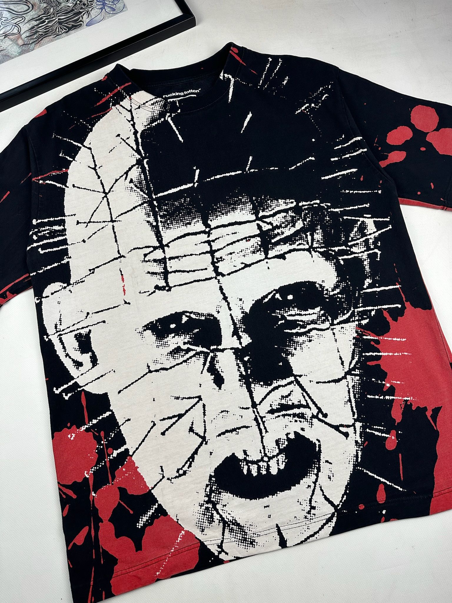 Vintage Hellraiser aop tShirt movie tee all over print Size US M / EU 48-50 / 2 - 2 Thumbnail