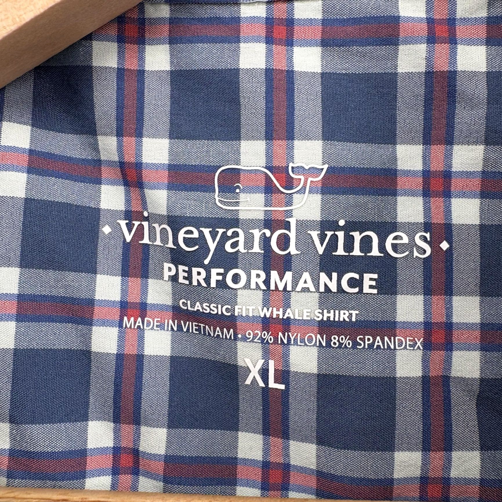Vineyard Vines Vineyard Vines Shirt Mens XL Blue Plaid Performance Classic Stretch Button Down Shirt Size US XL / EU 56 / 4 - 4 Thumbnail