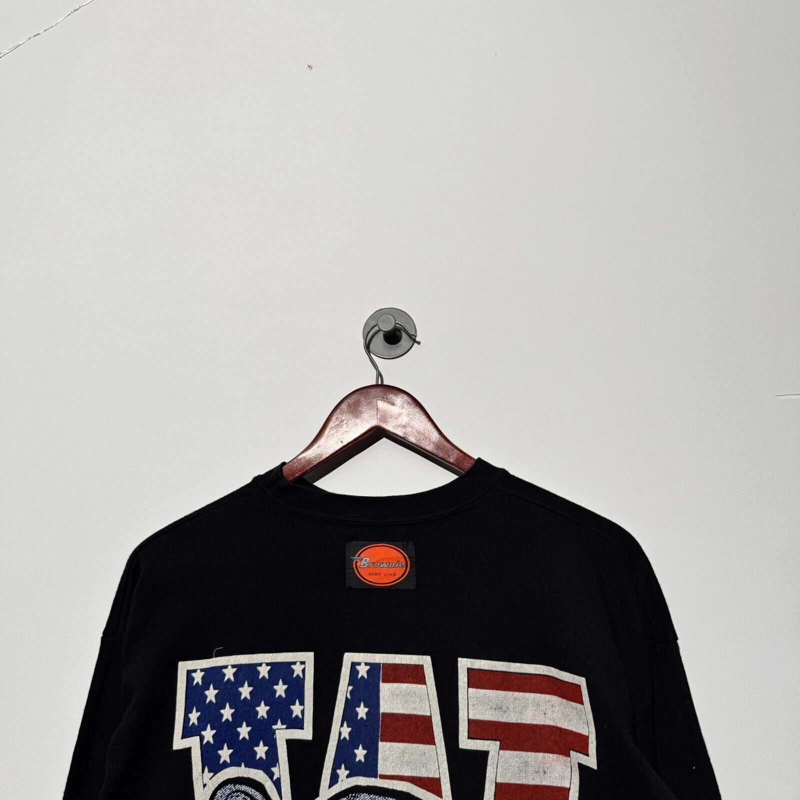 Vintage Vintage Unisex Black Cotton Crewneck Size M Regular Fit Size US M / EU 48-50 / 2 - 6 Thumbnail