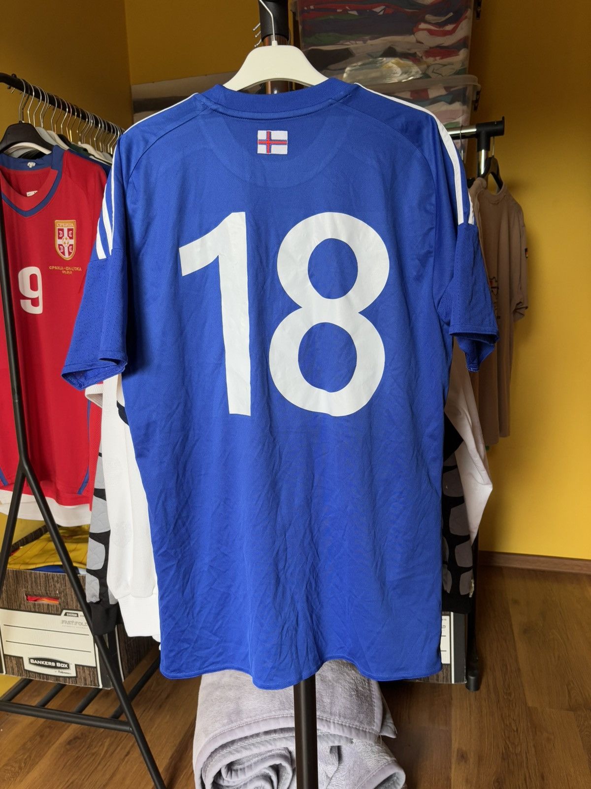 Adidas Faroe Islands adidas jersey 2015 2016 M Size US M / EU 48-50 / 2 - 2 Thumbnail