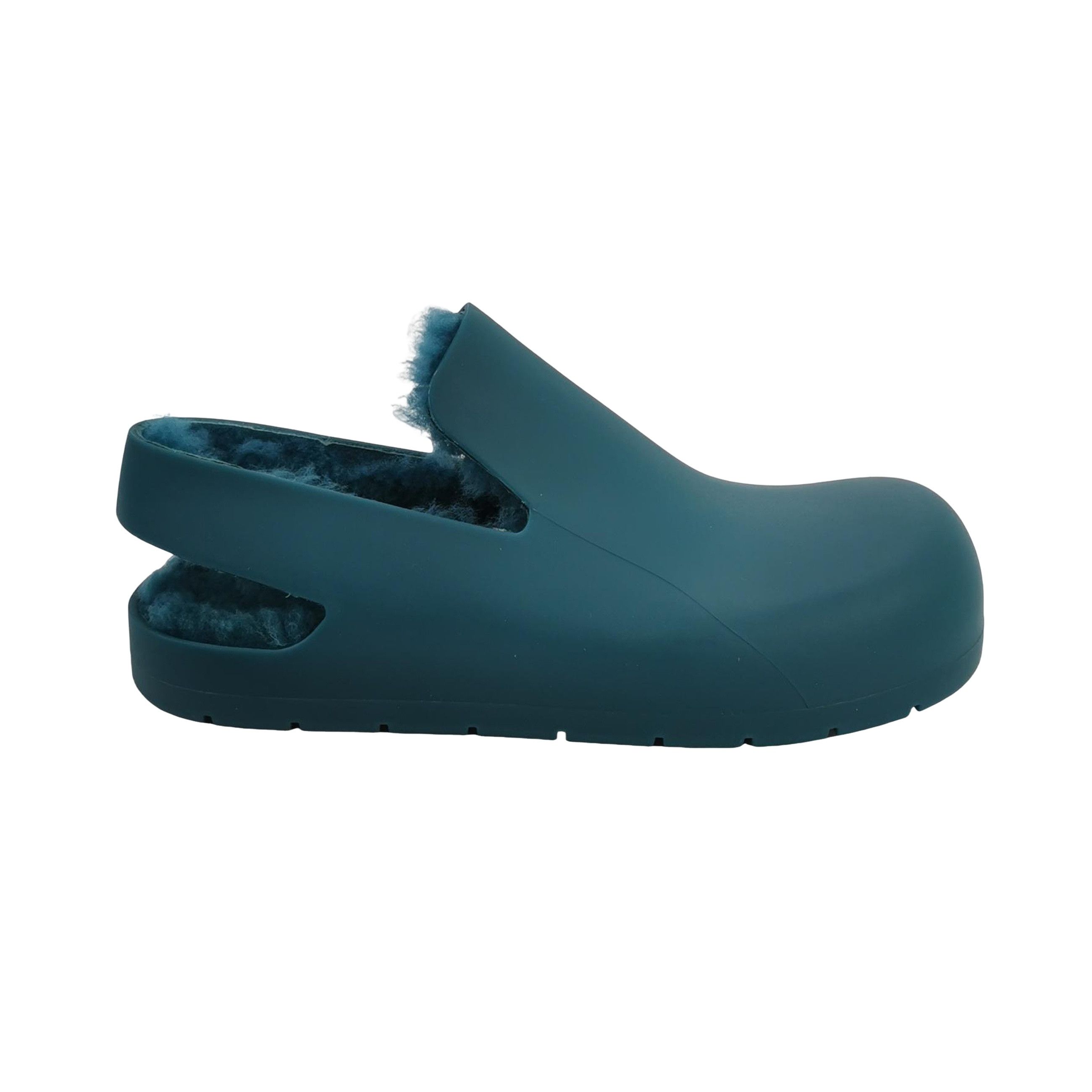 Bottega Veneta Bottega Veneta Fur Lined Rubber Puddle Clogs Size 42 Size US 9 / EU 42 - 1 Thumbnail