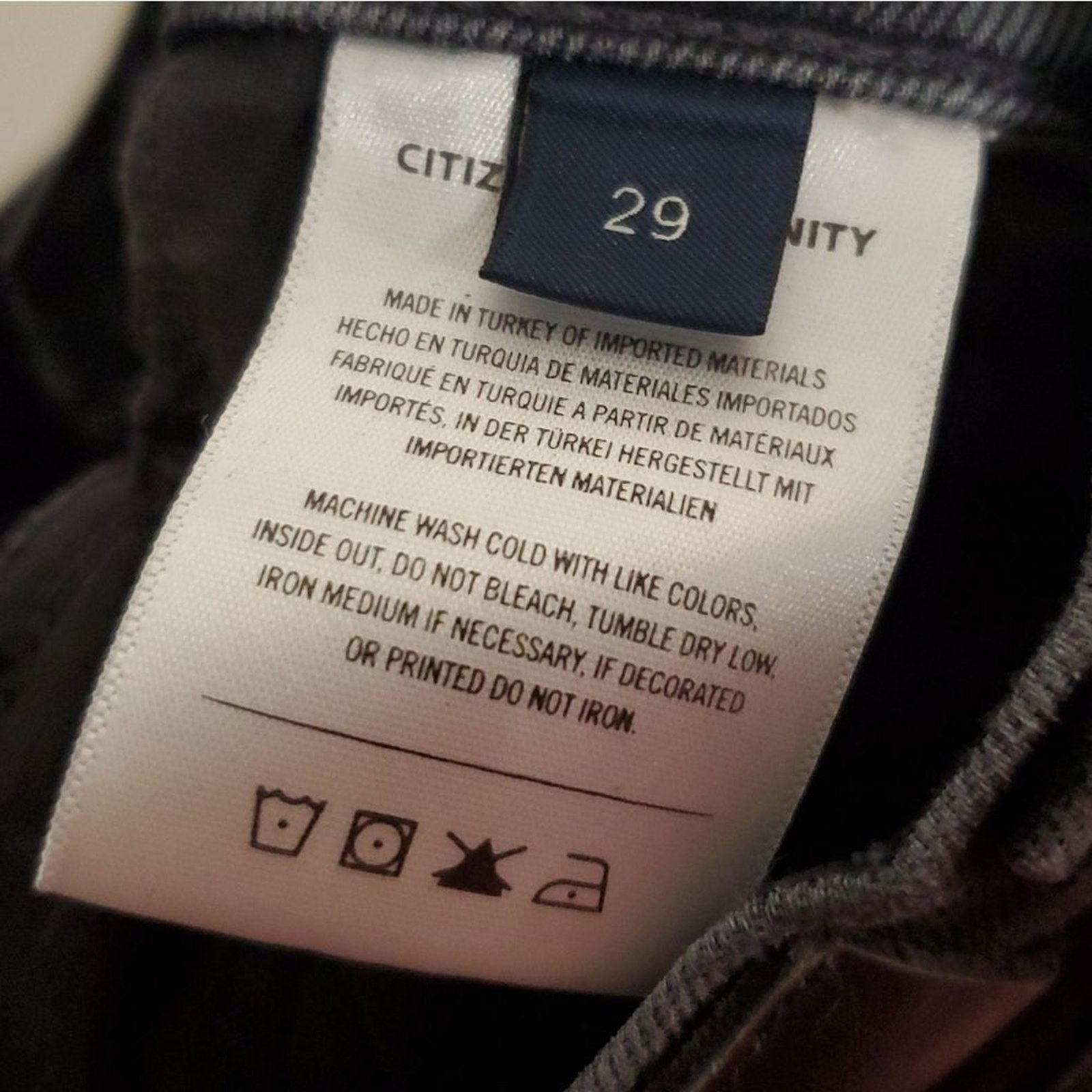 Citizens Of Humanity Citizens Of Humanity Ella Black Slim Crop Stretch Jean Sz 29 Size 29" - 6 Thumbnail