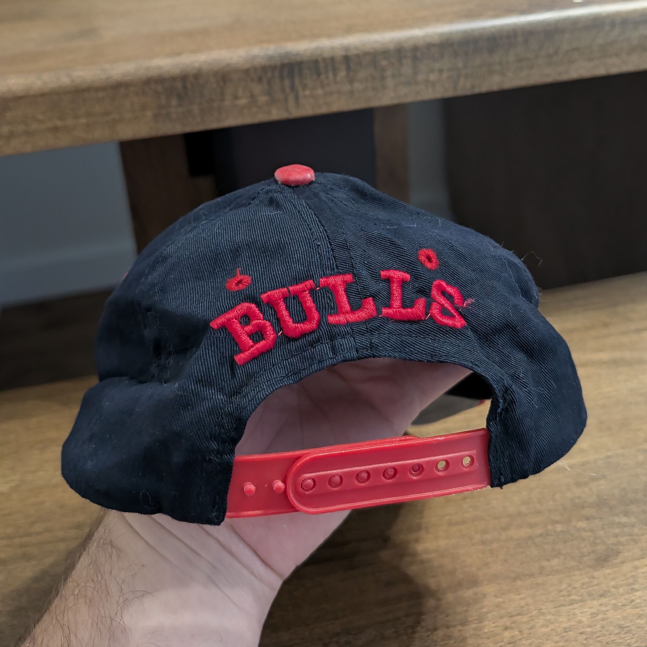 Other Vintage 90's Chicago Bulls NBA Snapback Hat Cap Hat Red Size ONE SIZE - 6 Thumbnail