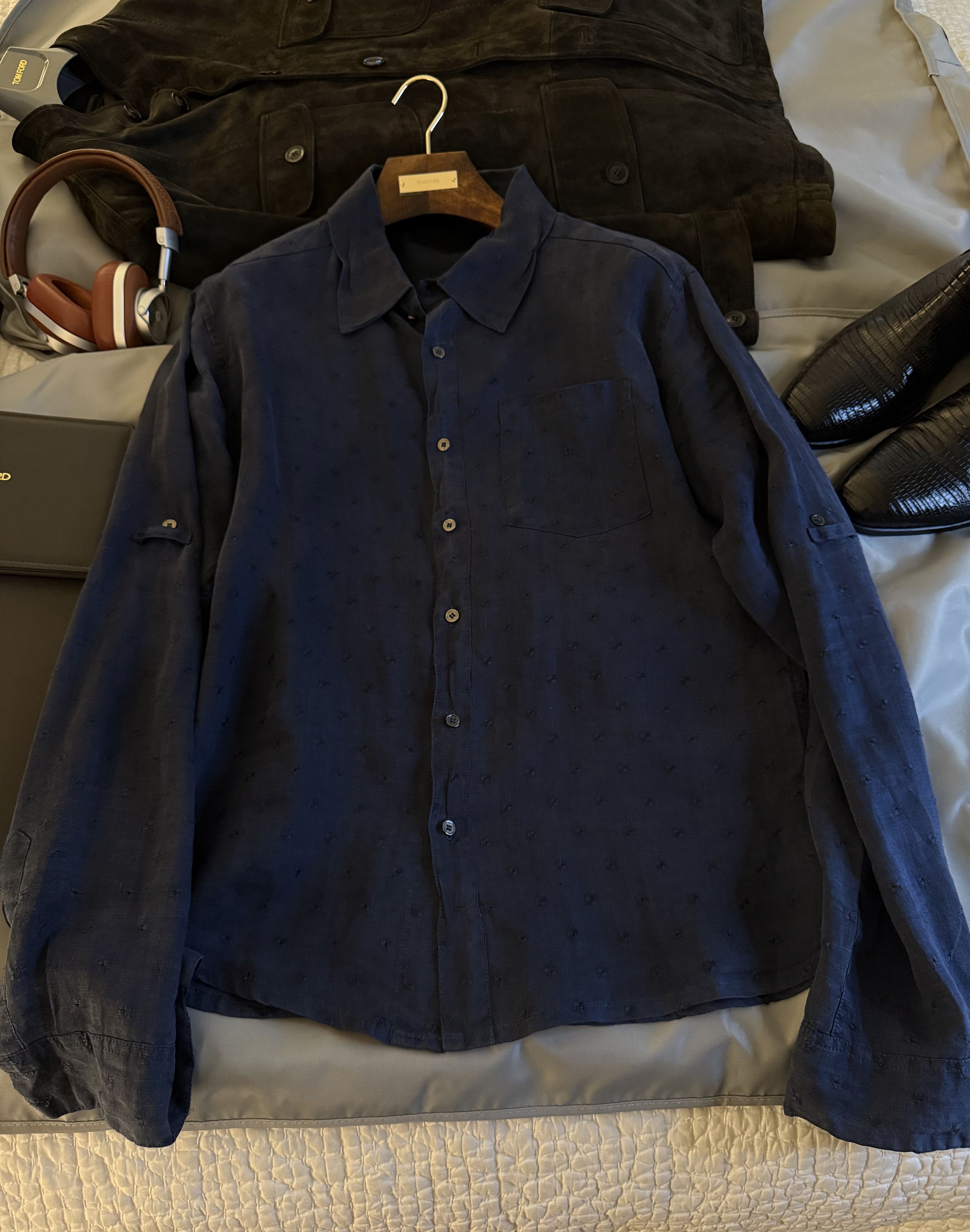 Rogue Effortless Cool ROGUE Distressed Linen Shirt, Badass Details Size US L / EU 52-54 / 3 - 2 Thumbnail