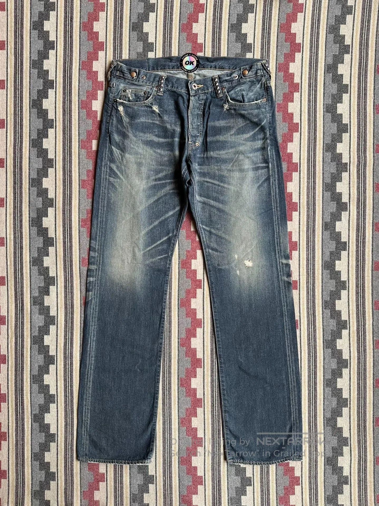 Prps Prps Heavy Washed Distressed Jeans. Size US 34 / EU 50 - 1 Thumbnail