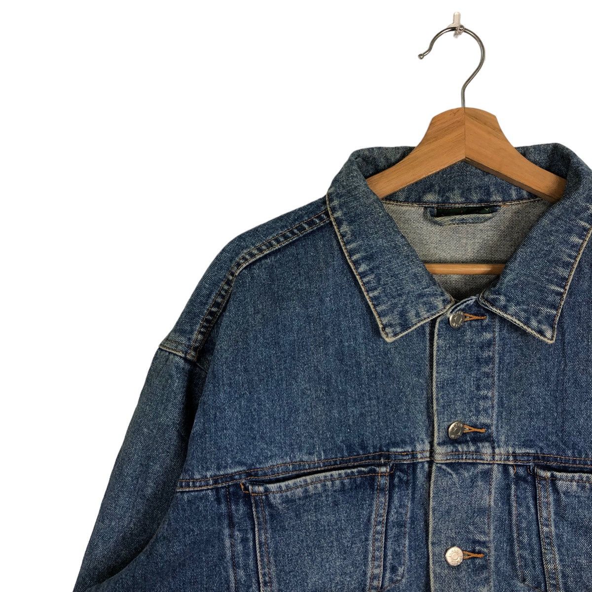Japanese Brand 🔥Vintage Trucker Denim Jacket J.Crew Japan Issey Miyake Size US L / EU 52-54 / 3 - 7 Thumbnail