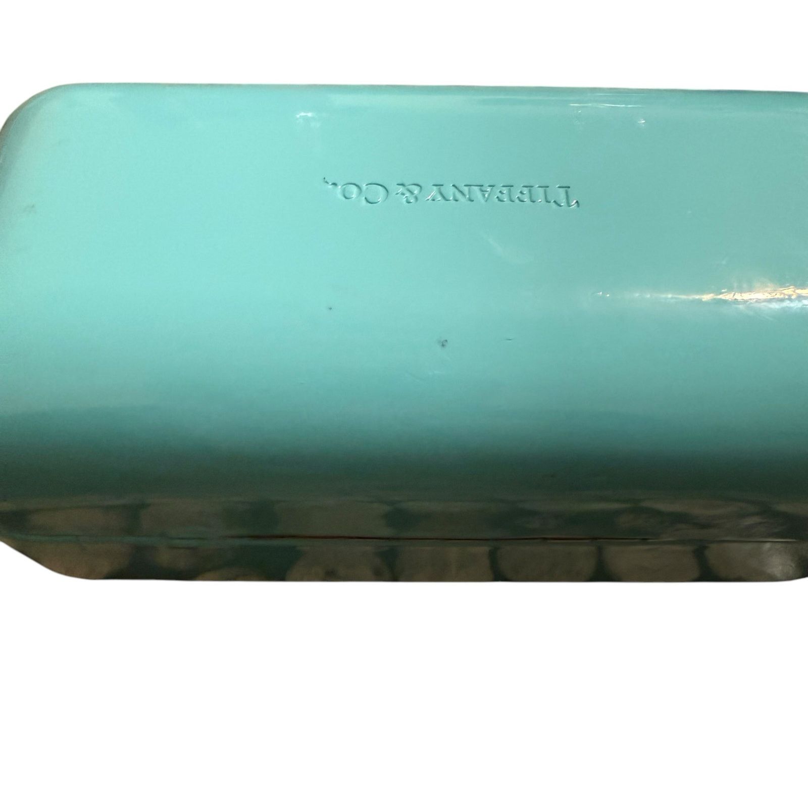 Tiffany & Co. Tiffany & Co. Turquoise Blue Hard Clam Shell Case and Cloth Size ONE SIZE - 13 Thumbnail