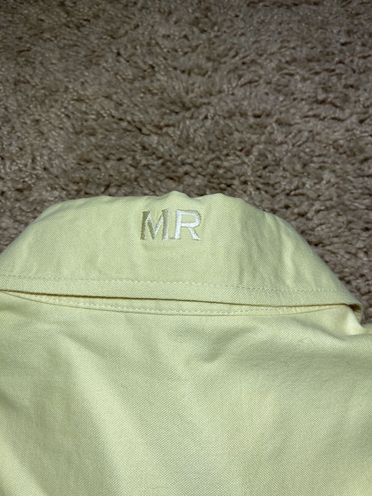 Martine Rose AW17 Martine Rose Yellow Button Up Shirt Classic Logo M 2017 Size US M / EU 48-50 / 2 - 7 Thumbnail