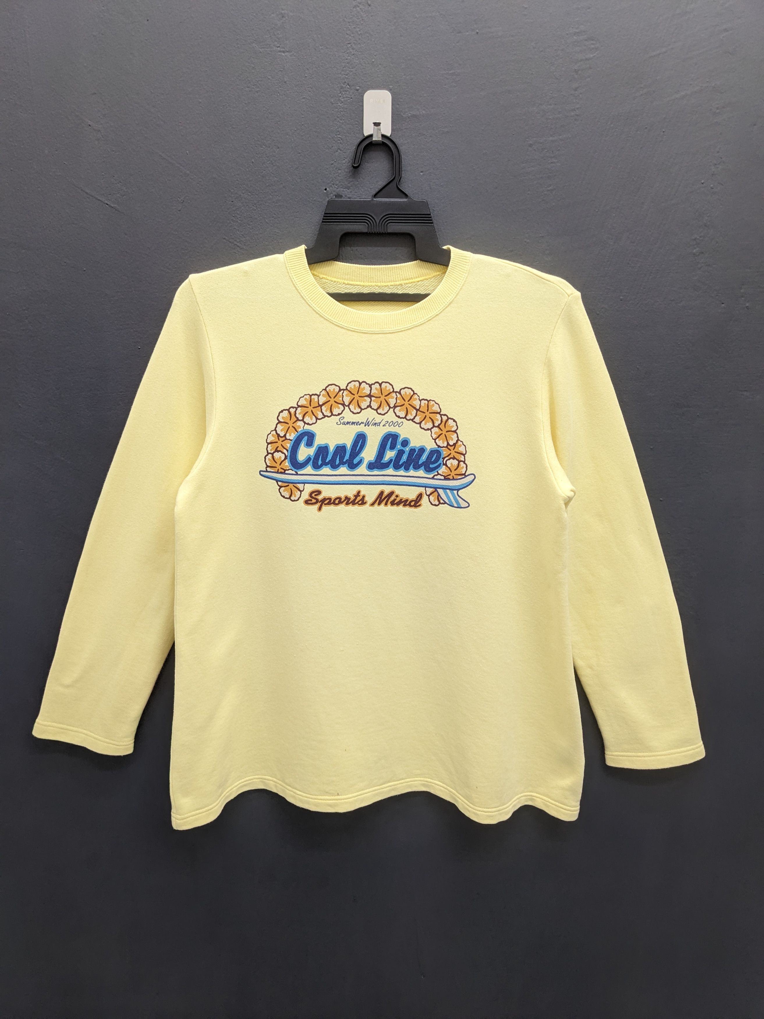 Sun Surf Vintage Summer Wind Y2k Cool Line Surf Sweatshirt Size M / US 6-8 / IT 42-44 - 2 Thumbnail