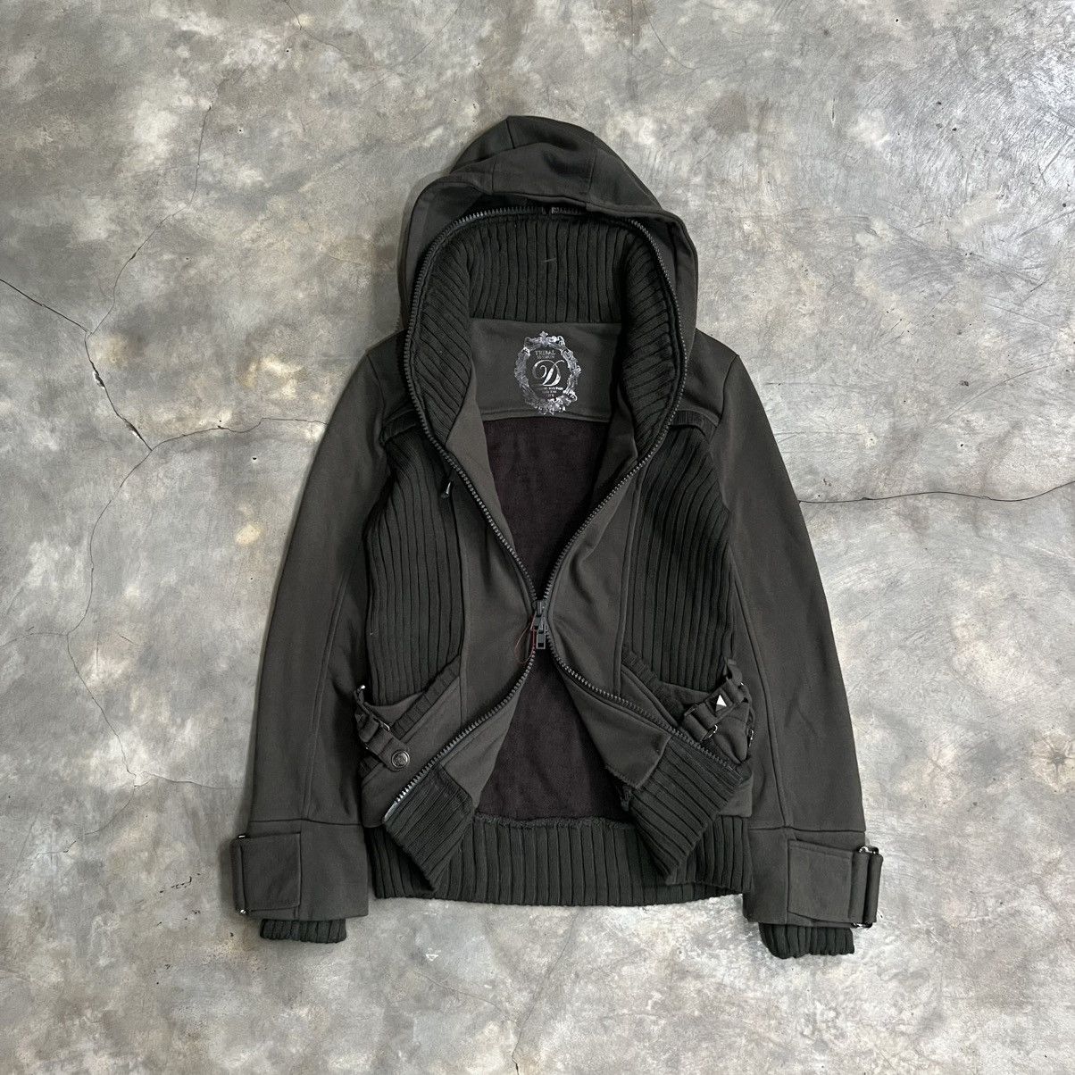 Le Grande Bleu (L.G.B.) 2000s Dwier LGB style Full Zip Hoodie Jacket Size US S / EU 44-46 / 1 - 2 Thumbnail