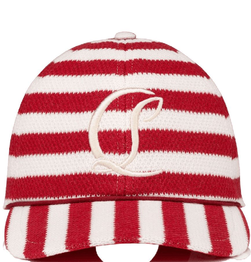 Christian Louboutin o1s1wg111025 Hats in Red & White Size ONE SIZE - 1 Thumbnail